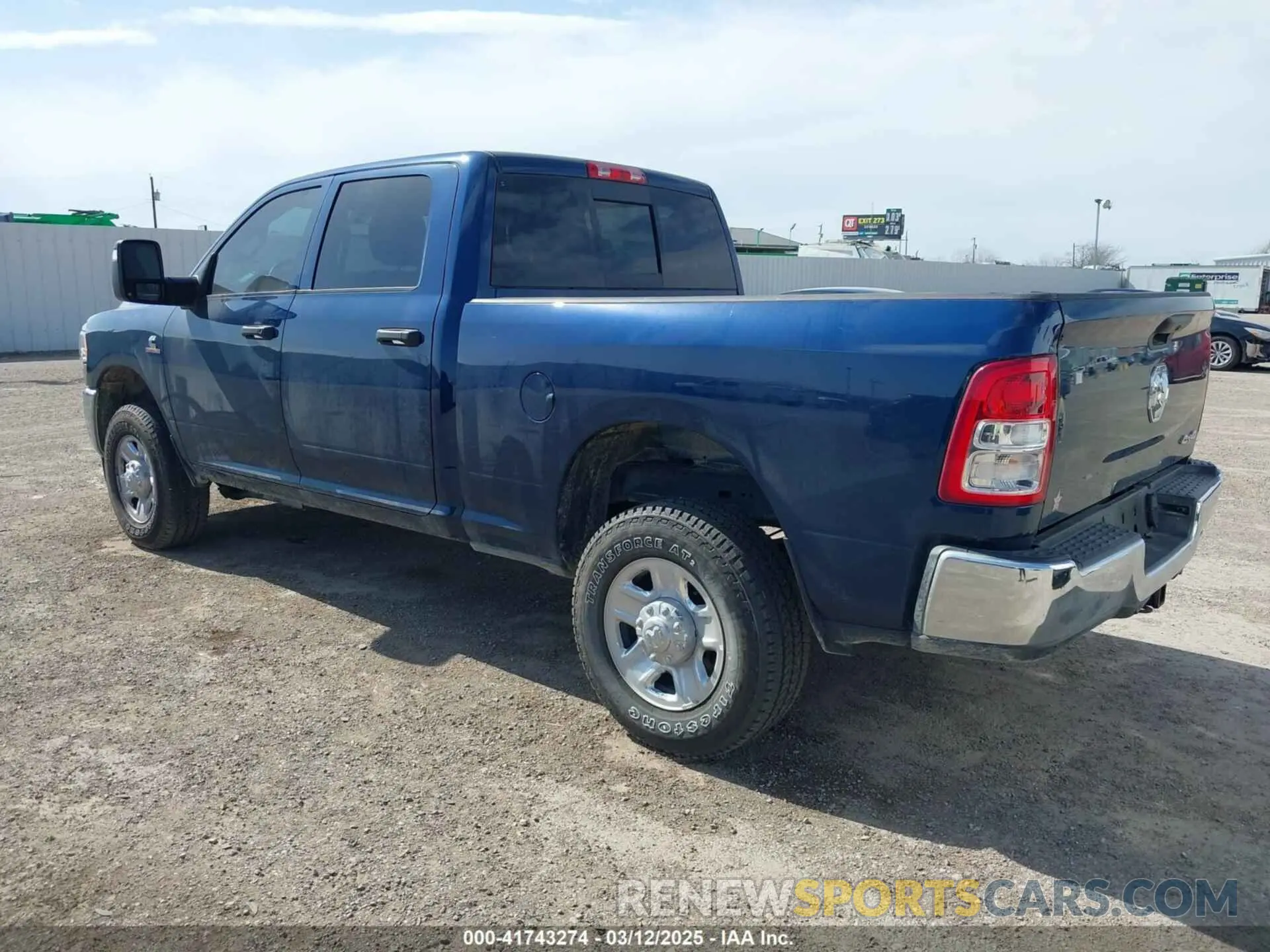 3 Photograph of a damaged car 3C6UR5CL5RG238601 RAM 2500 2024