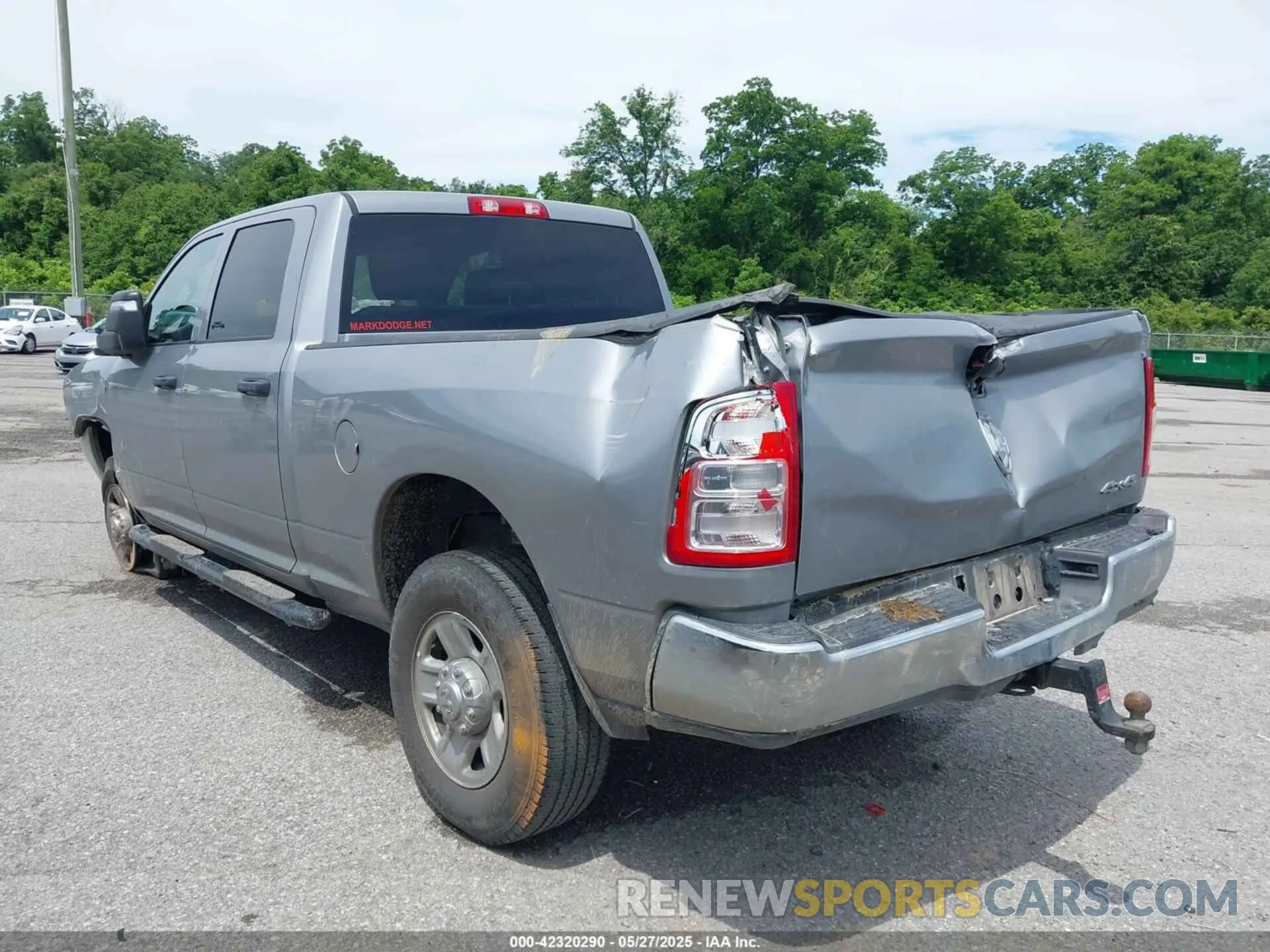 3 Photograph of a damaged car 3C6UR5CL7RG294071 RAM 2500 2024