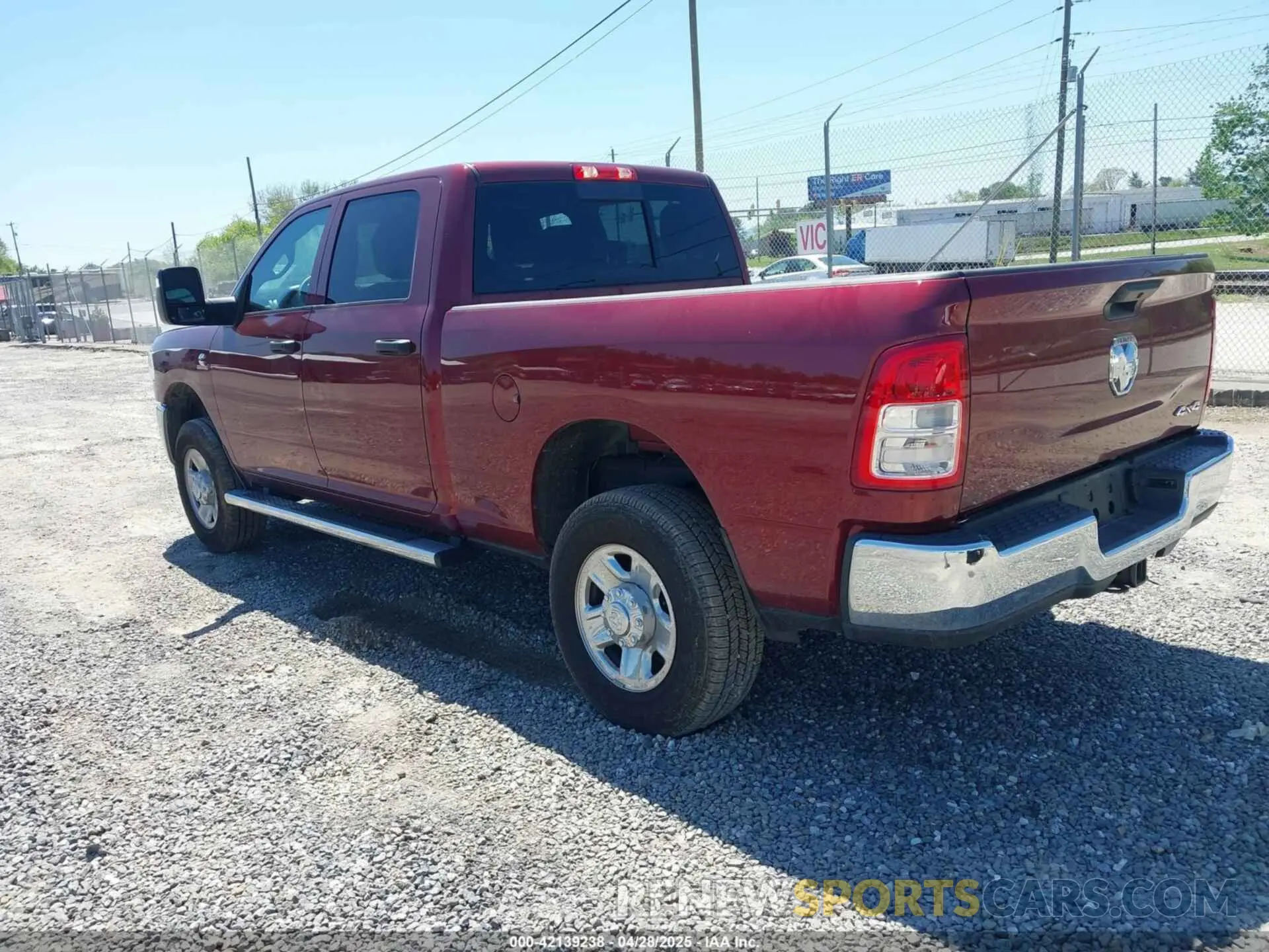 3 Photograph of a damaged car 3C6UR5CL7RG363146 RAM 2500 2024