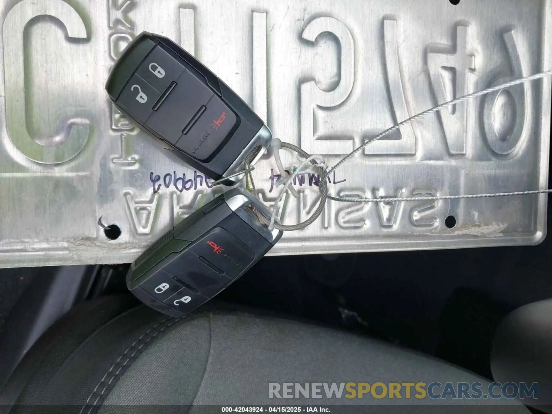 11 Photograph of a damaged car 3C6UR5DJ1RG249902 RAM 2500 2024