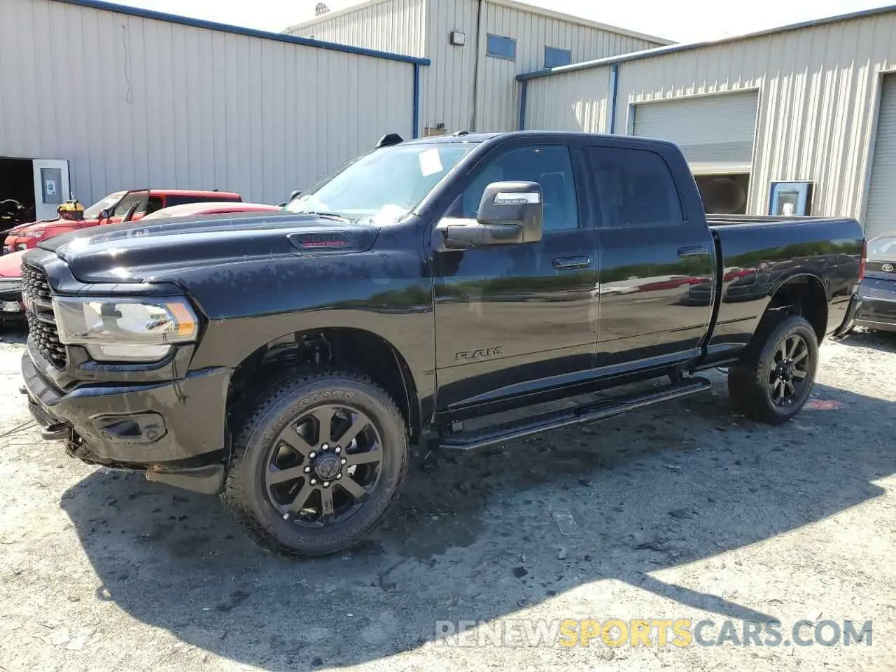 1 Photograph of a damaged car 3C6UR5DJ1RG372406 RAM 2500 2024