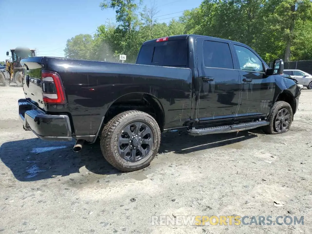 3 Photograph of a damaged car 3C6UR5DJ1RG372406 RAM 2500 2024