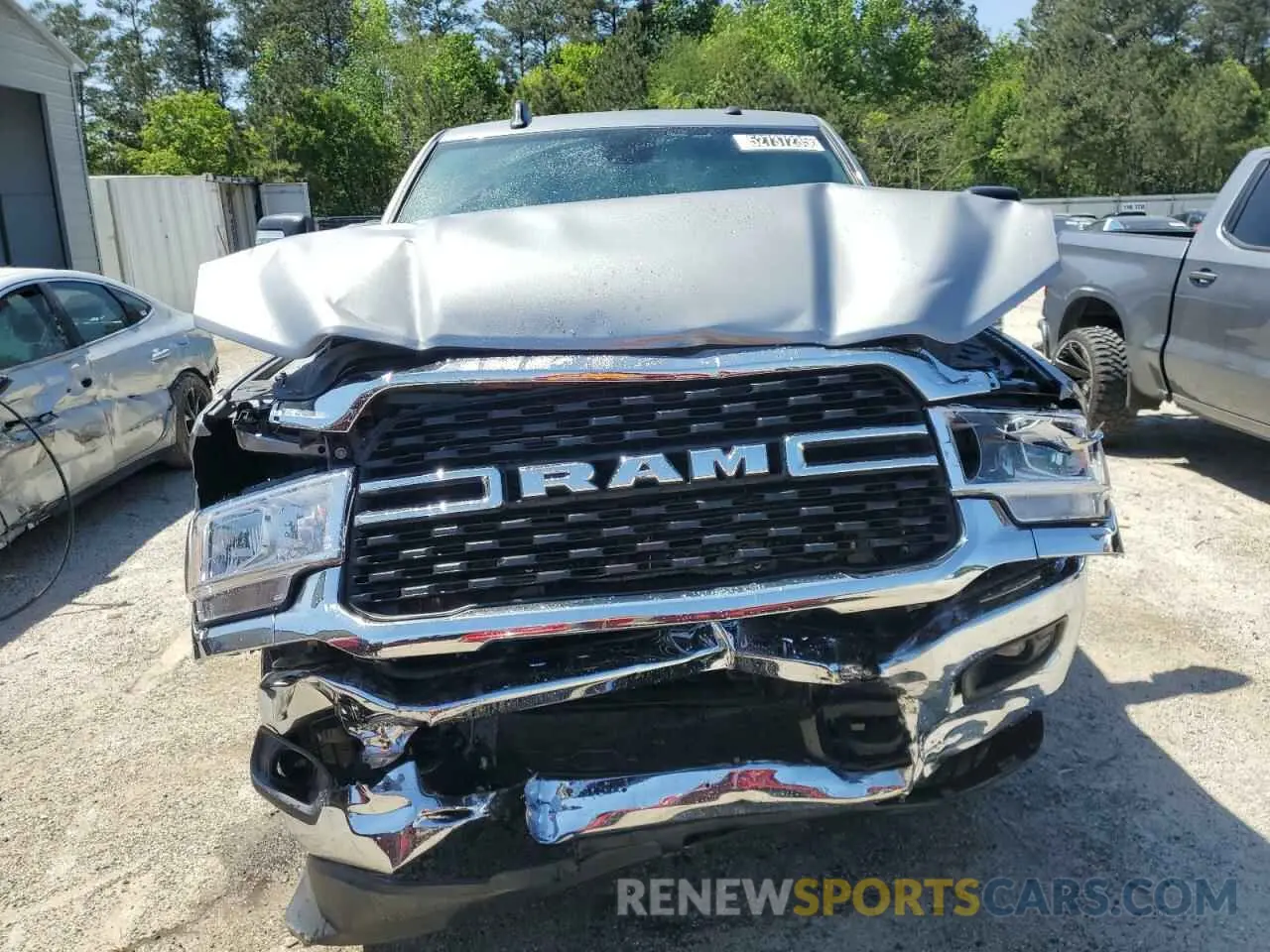 5 Photograph of a damaged car 3C6UR5DJ2RG354836 RAM 2500 2024
