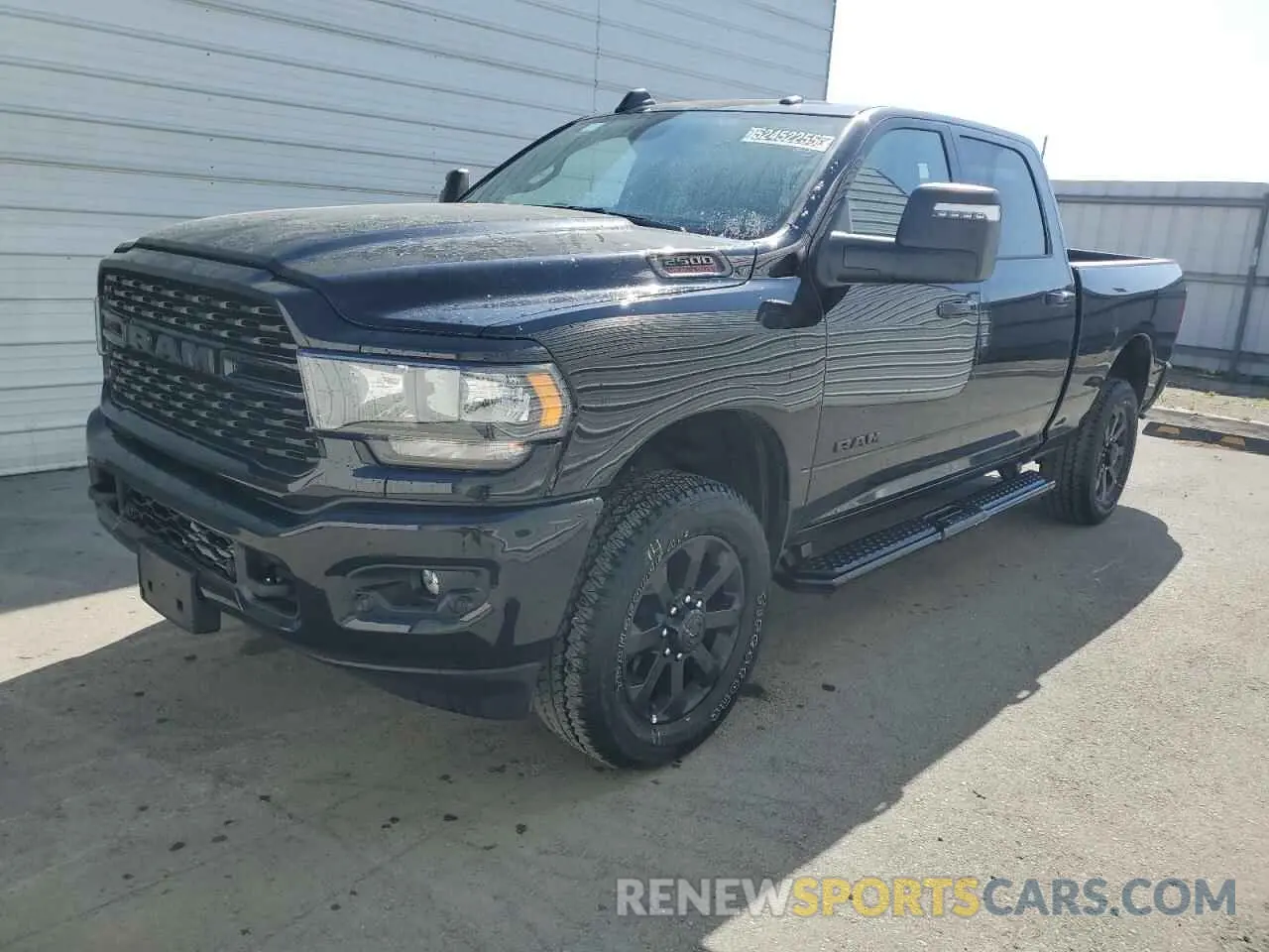 1 Photograph of a damaged car 3C6UR5DJ2RG383222 RAM 2500 2024