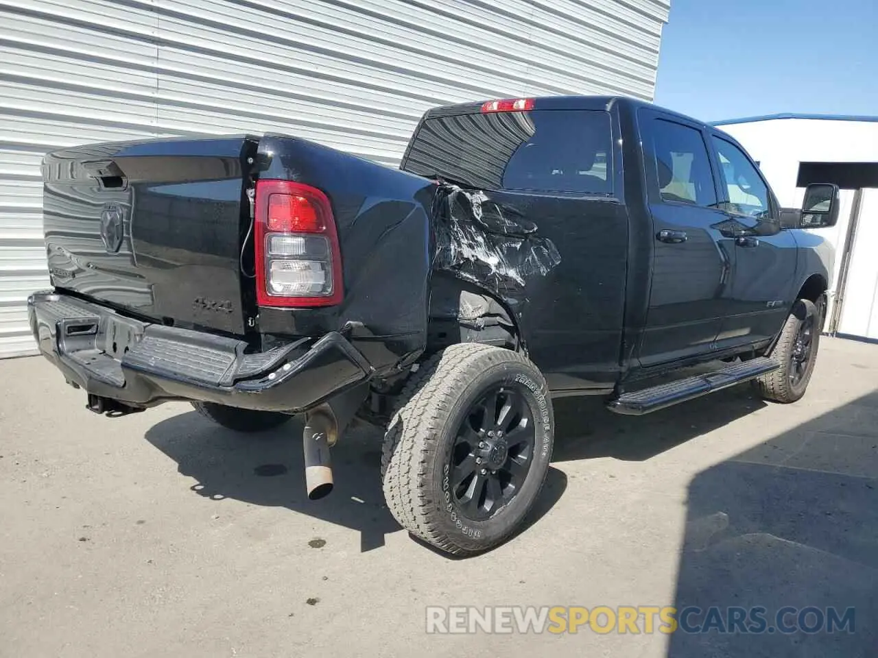 3 Photograph of a damaged car 3C6UR5DJ2RG383222 RAM 2500 2024