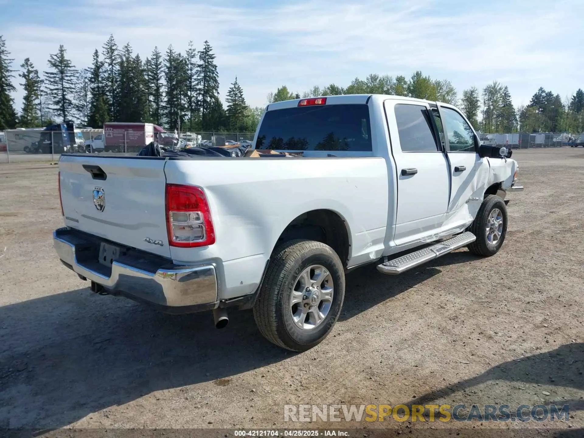 4 Photograph of a damaged car 3C6UR5DJ3RG275904 RAM 2500 2024