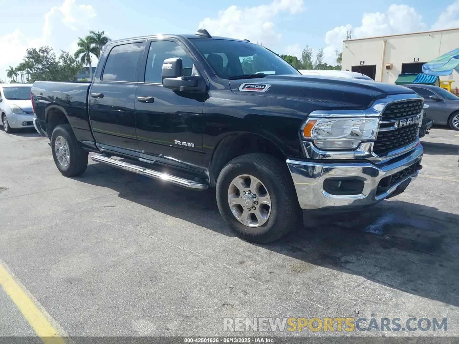 1 Photograph of a damaged car 3C6UR5DJ4RG311227 RAM 2500 2024