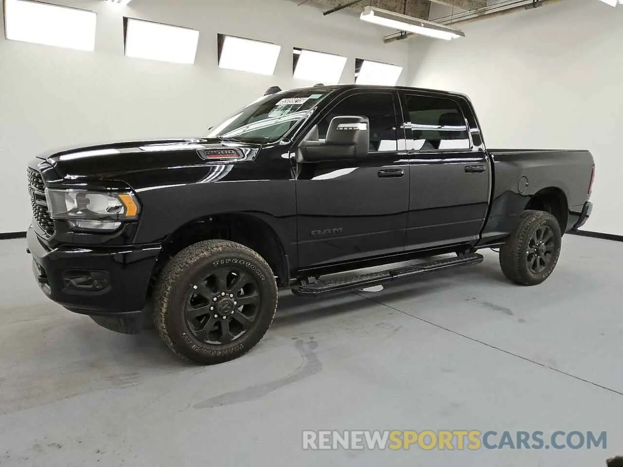 1 Photograph of a damaged car 3C6UR5DJ4RG387269 RAM 2500 2024