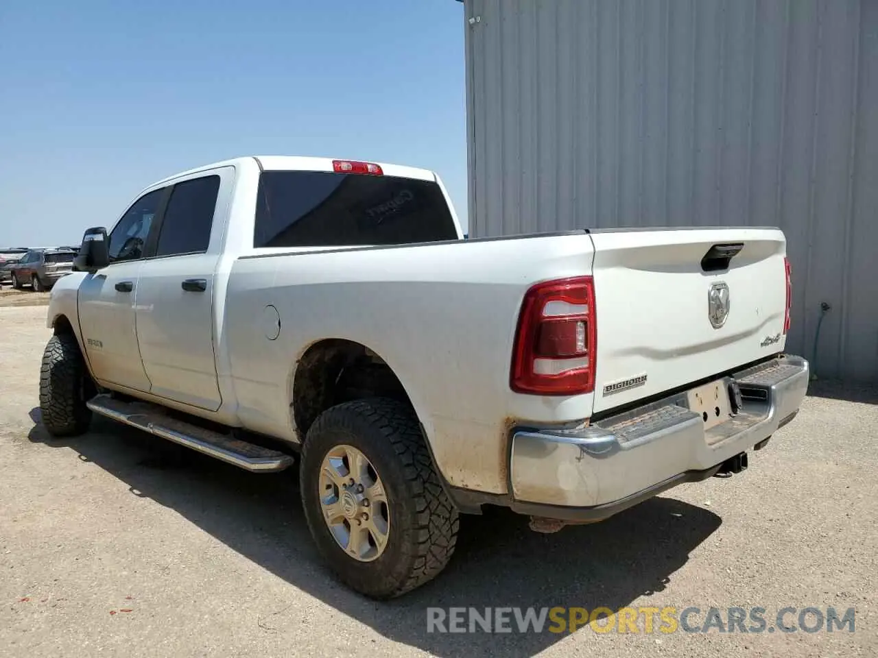 2 Photograph of a damaged car 3C6UR5DJ6RG175800 RAM 2500 2024