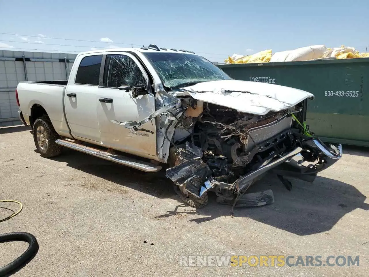 4 Photograph of a damaged car 3C6UR5DJ6RG175800 RAM 2500 2024