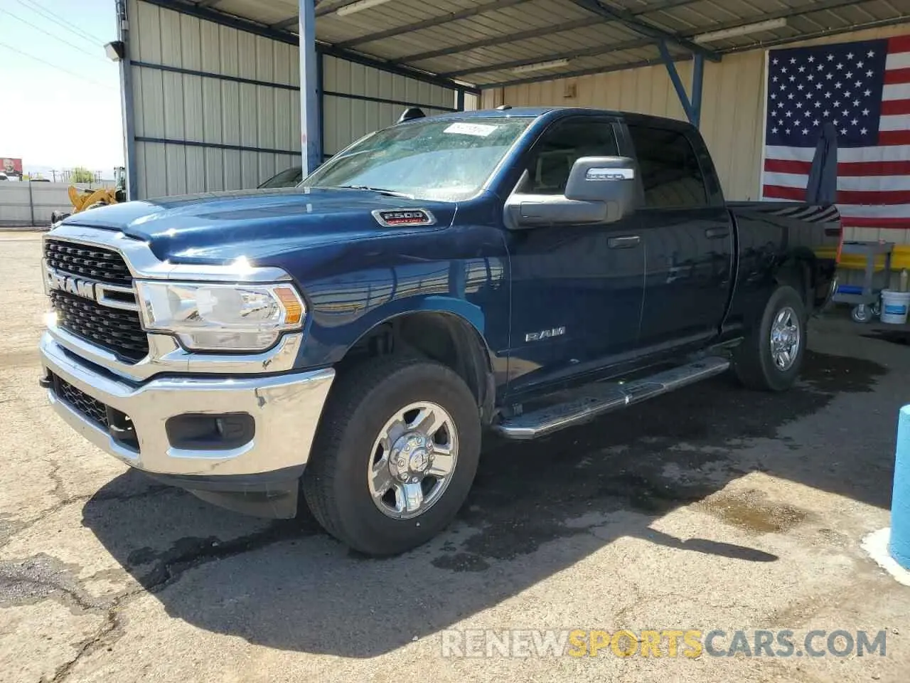 1 Photograph of a damaged car 3C6UR5DJ6RG342608 RAM 2500 2024