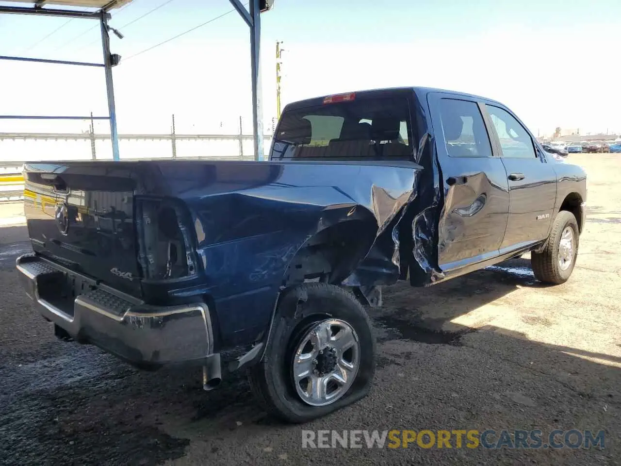 3 Photograph of a damaged car 3C6UR5DJ6RG342608 RAM 2500 2024