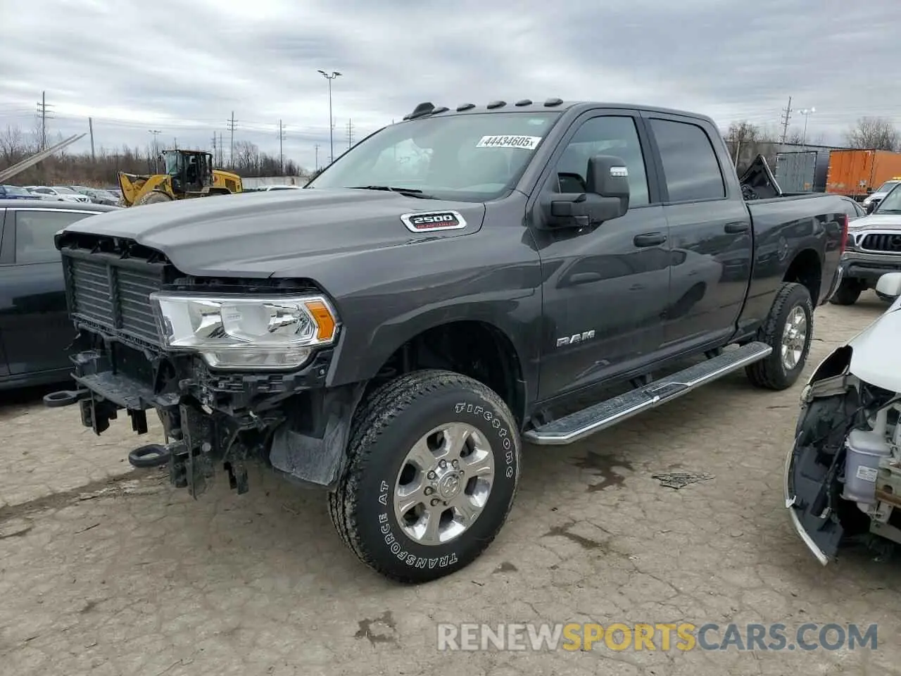 1 Photograph of a damaged car 3C6UR5DJ7RG138156 RAM 2500 2024