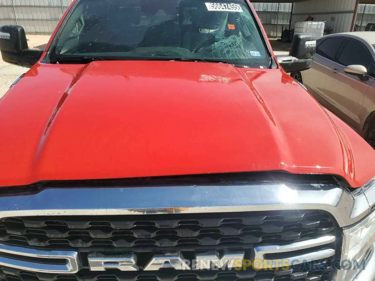 11 Photograph of a damaged car 3C6UR5DJ8RG381040 RAM 2500 2024