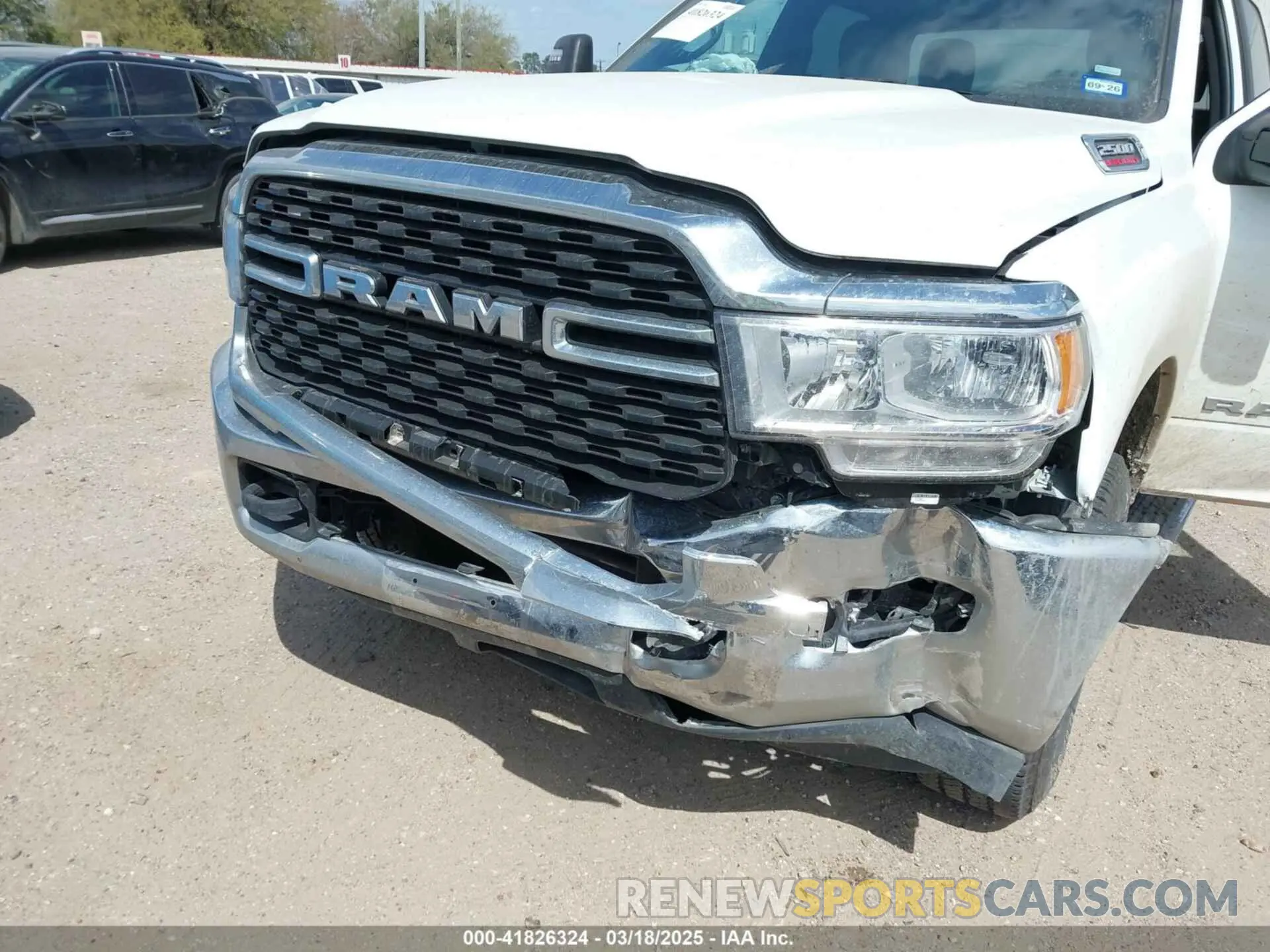 6 Photograph of a damaged car 3C6UR5DJ9RG373903 RAM 2500 2024