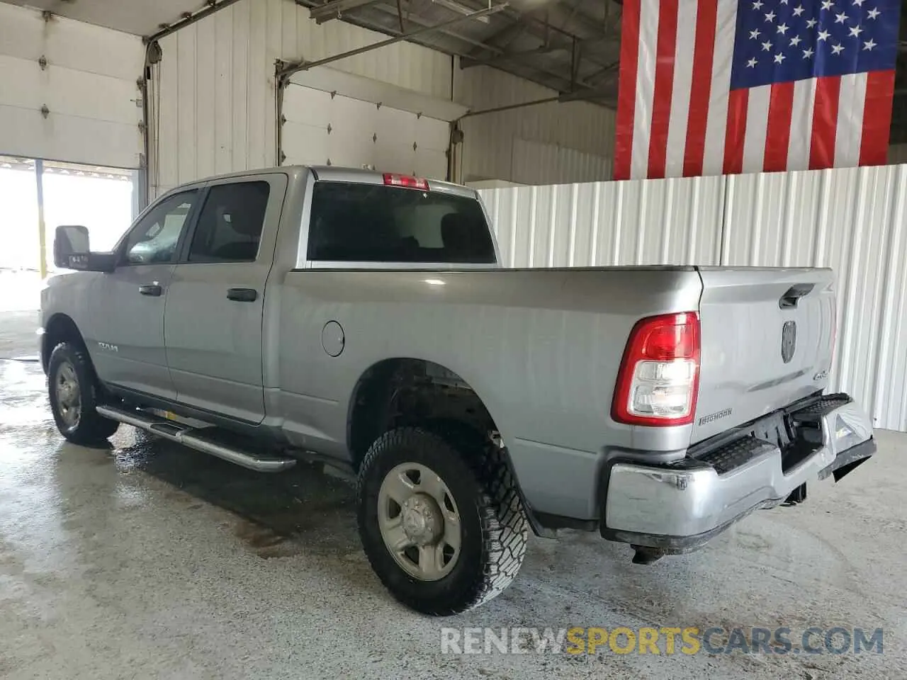 2 Photograph of a damaged car 3C6UR5DJXRG342465 RAM 2500 2024