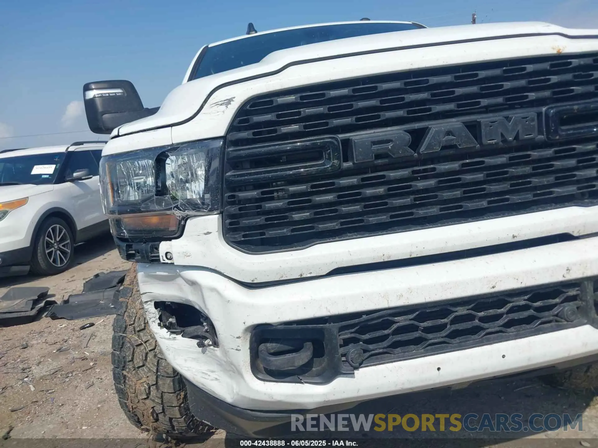6 Photograph of a damaged car 3C6UR5DL0RG247091 RAM 2500 2024