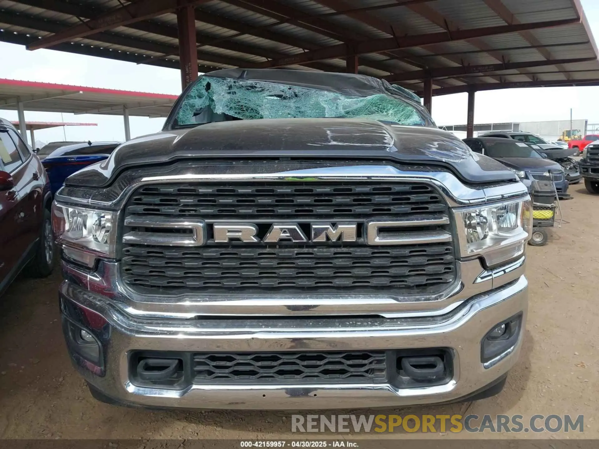 11 Photograph of a damaged car 3C6UR5DL1RG105526 RAM 2500 2024