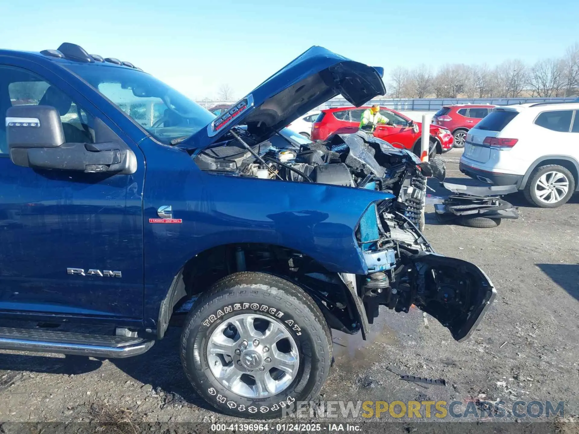 17 Photograph of a damaged car 3C6UR5DL1RG235886 RAM 2500 2024