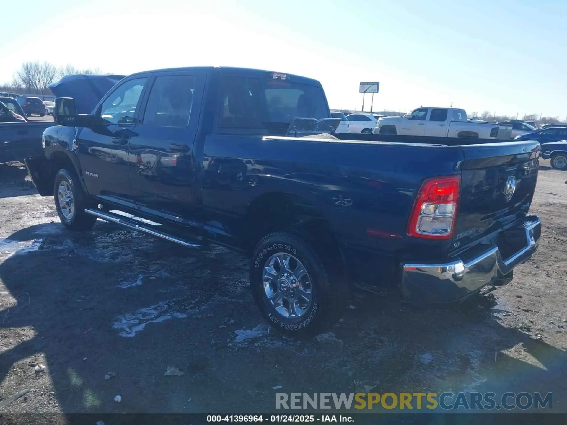 3 Photograph of a damaged car 3C6UR5DL1RG235886 RAM 2500 2024