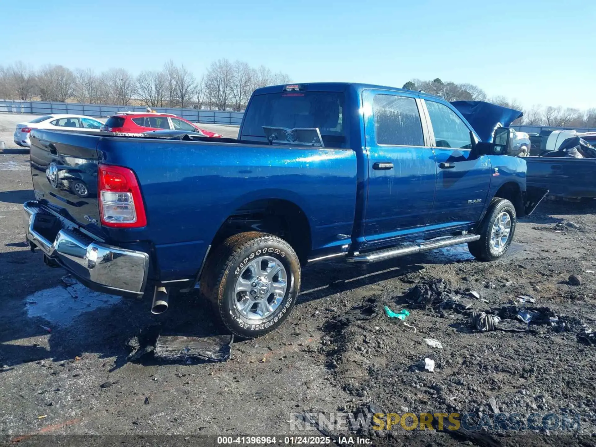 4 Photograph of a damaged car 3C6UR5DL1RG235886 RAM 2500 2024