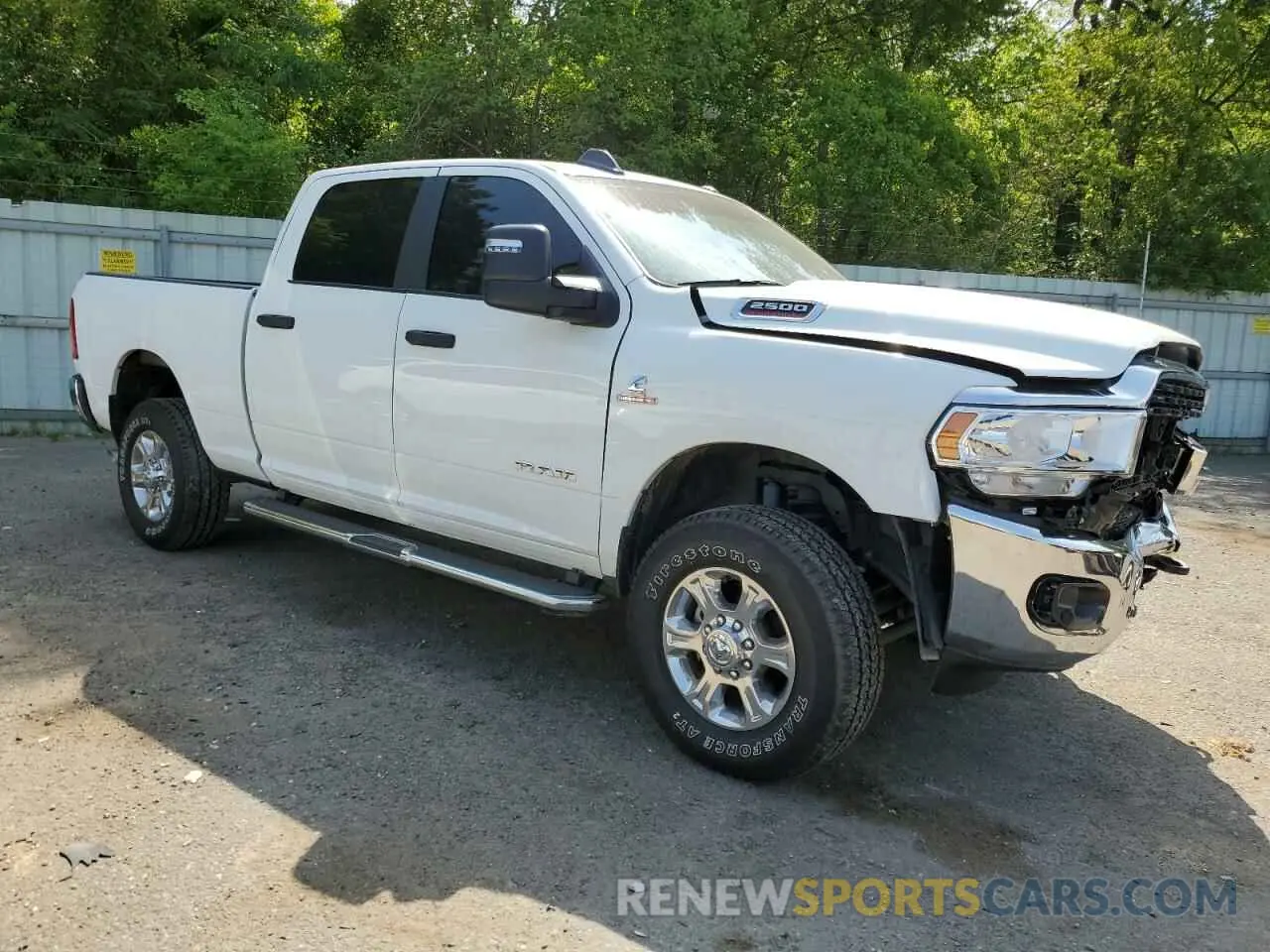 4 Photograph of a damaged car 3C6UR5DL1RG349340 RAM 2500 2024