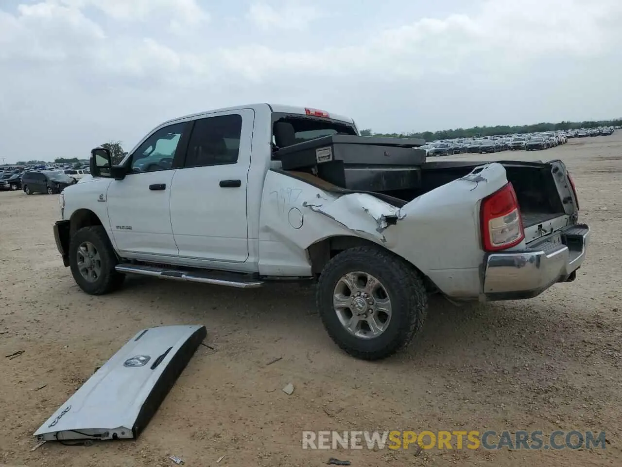 2 Photograph of a damaged car 3C6UR5DL3RG176923 RAM 2500 2024