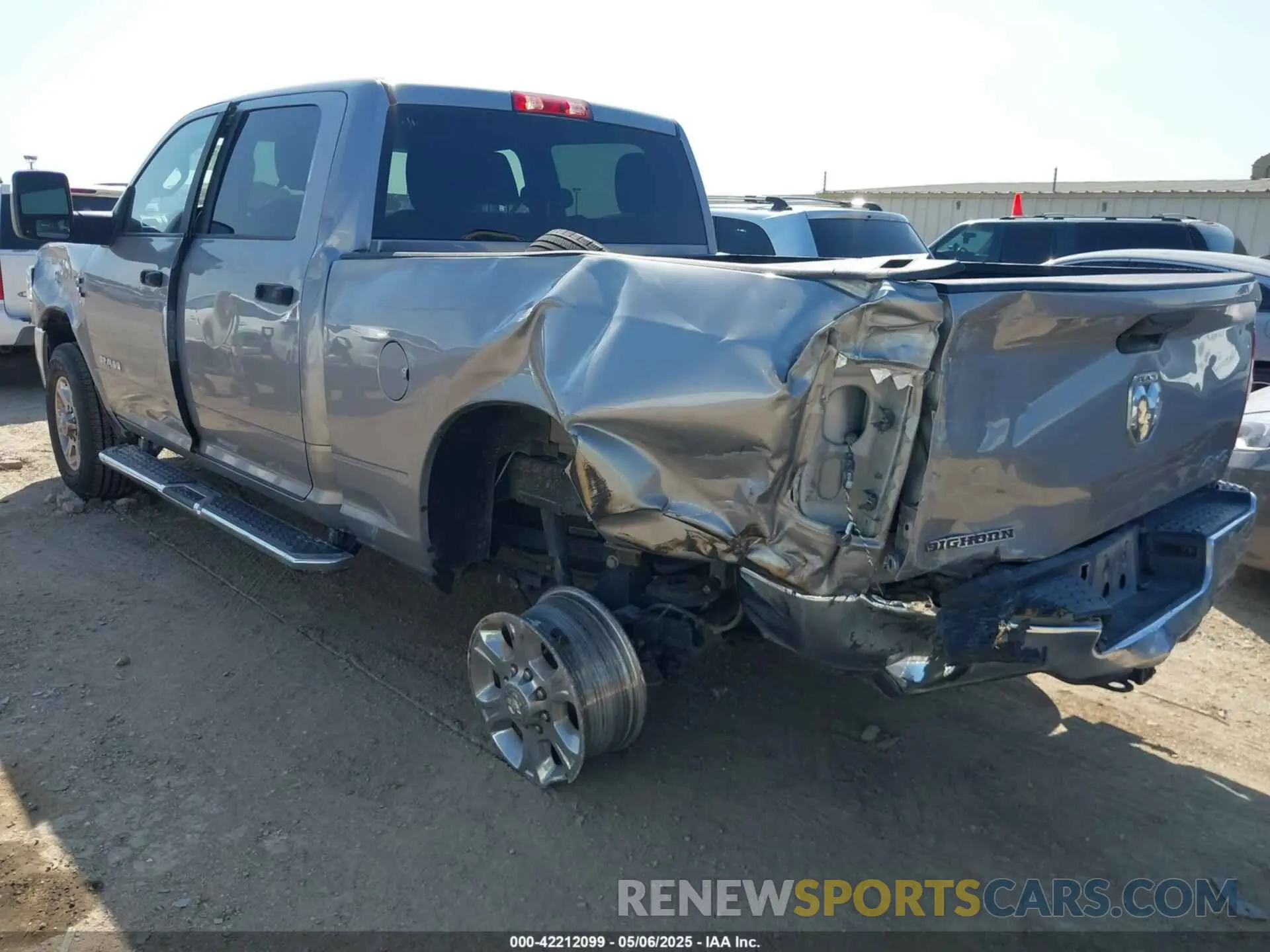 3 Photograph of a damaged car 3C6UR5DL4RG296228 RAM 2500 2024