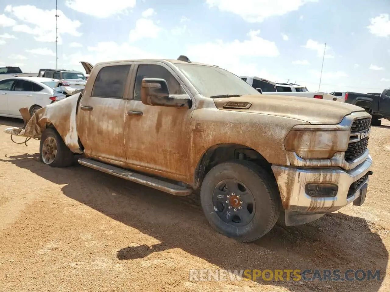 4 Photograph of a damaged car 3C6UR5DL6RG106266 RAM 2500 2024