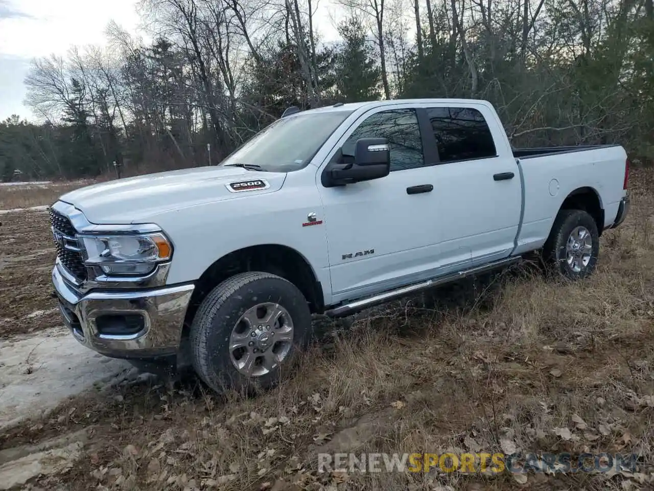 1 Photograph of a damaged car 3C6UR5DL6RG336518 RAM 2500 2024