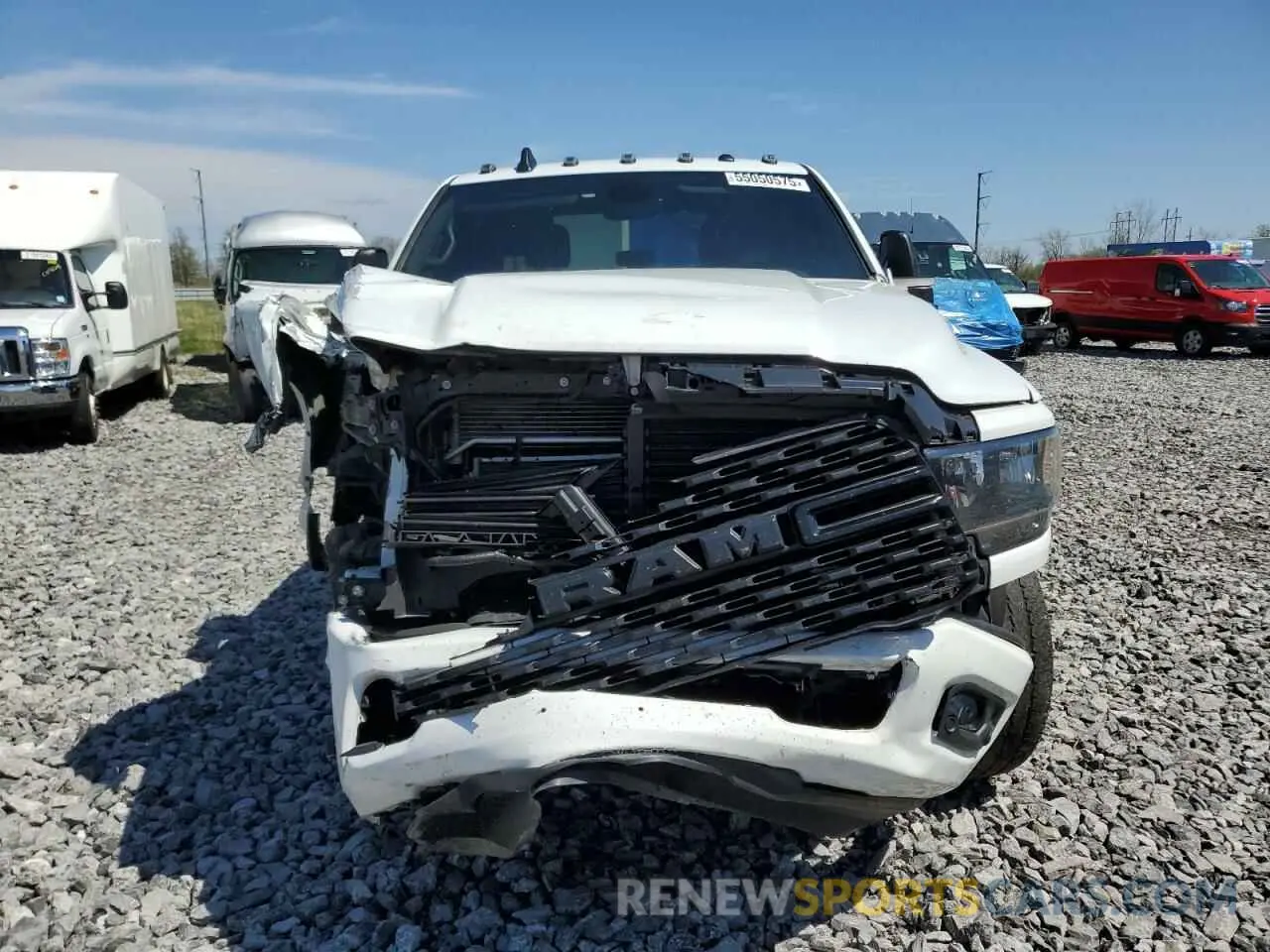 5 Photograph of a damaged car 3C6UR5DL7RG216615 RAM 2500 2024
