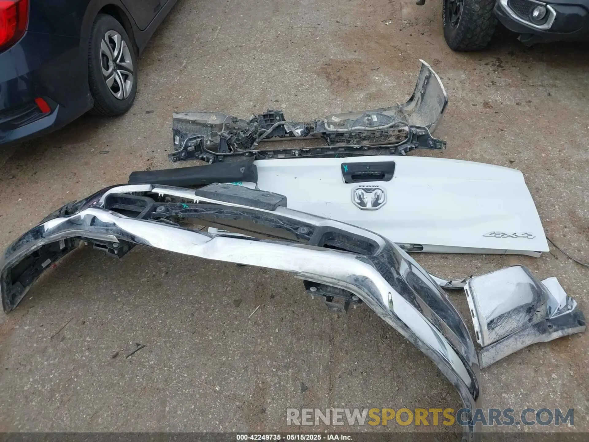 12 Photograph of a damaged car 3C6UR5DL8RG233858 RAM 2500 2024