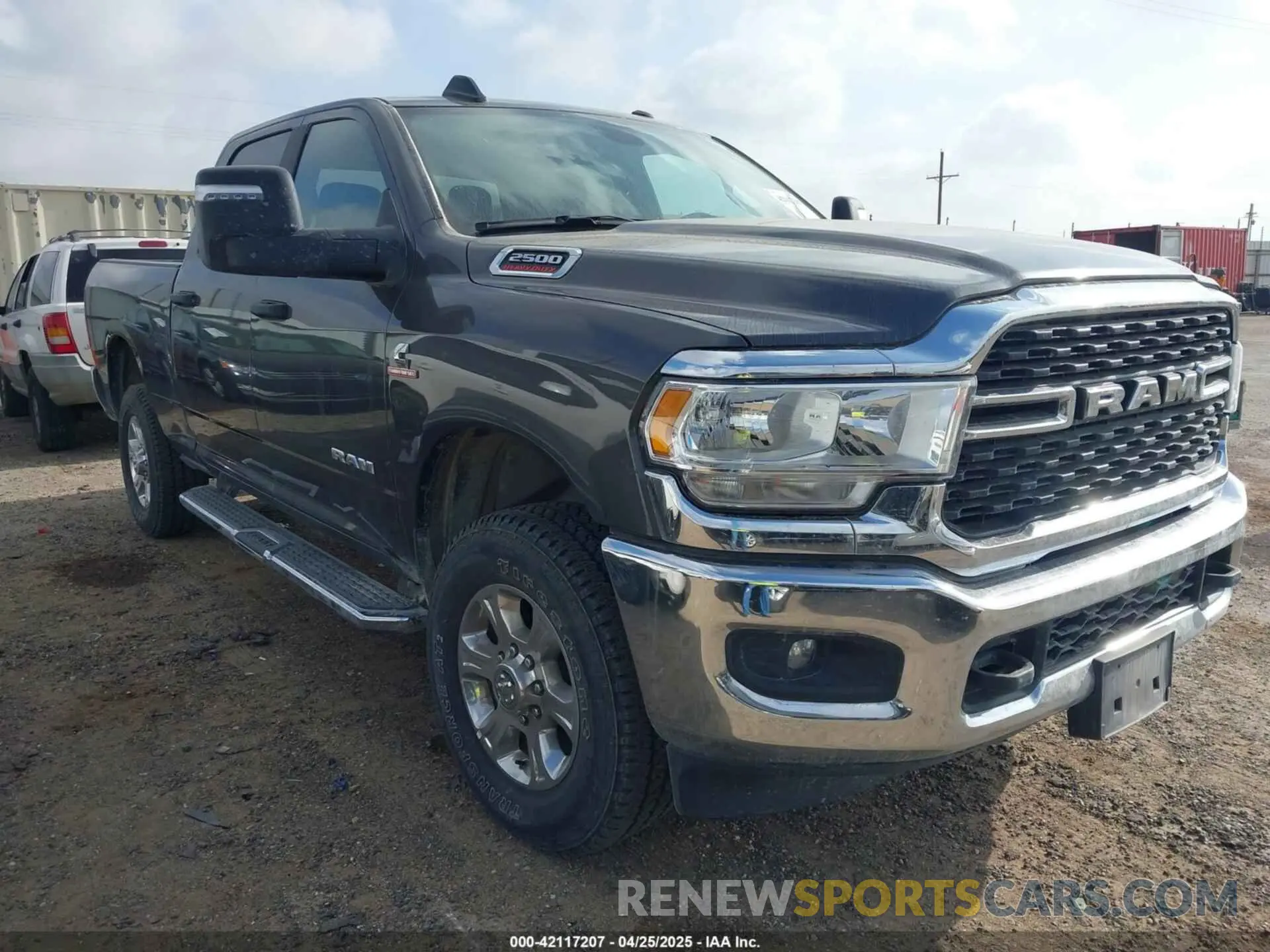 1 Photograph of a damaged car 3C6UR5DL8RG336343 RAM 2500 2024