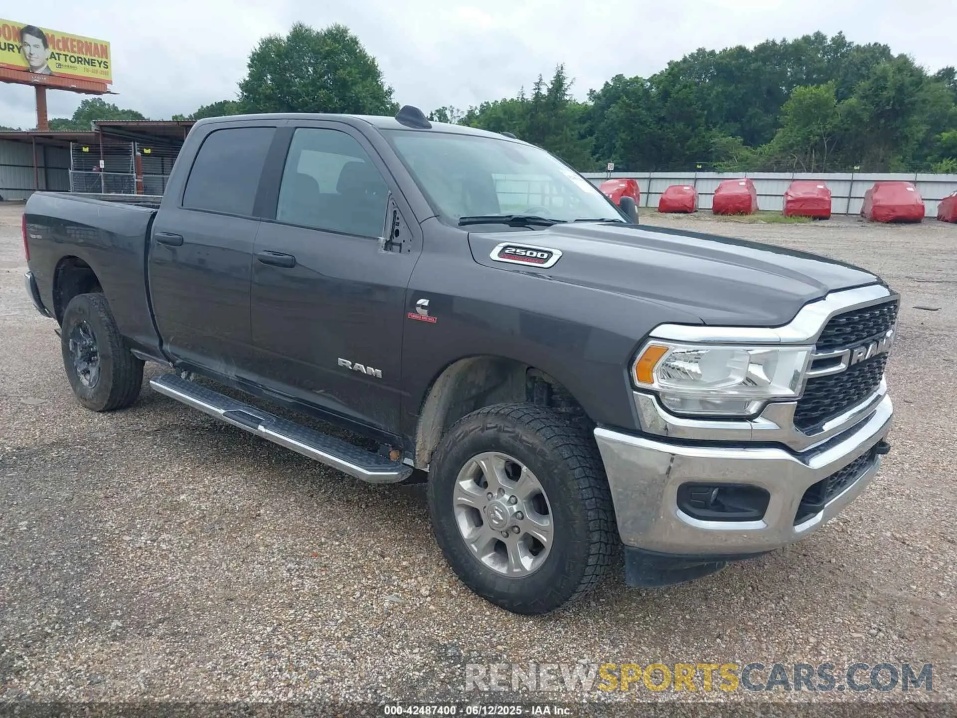 1 Photograph of a damaged car 3C6UR5DL9RG291459 RAM 2500 2024