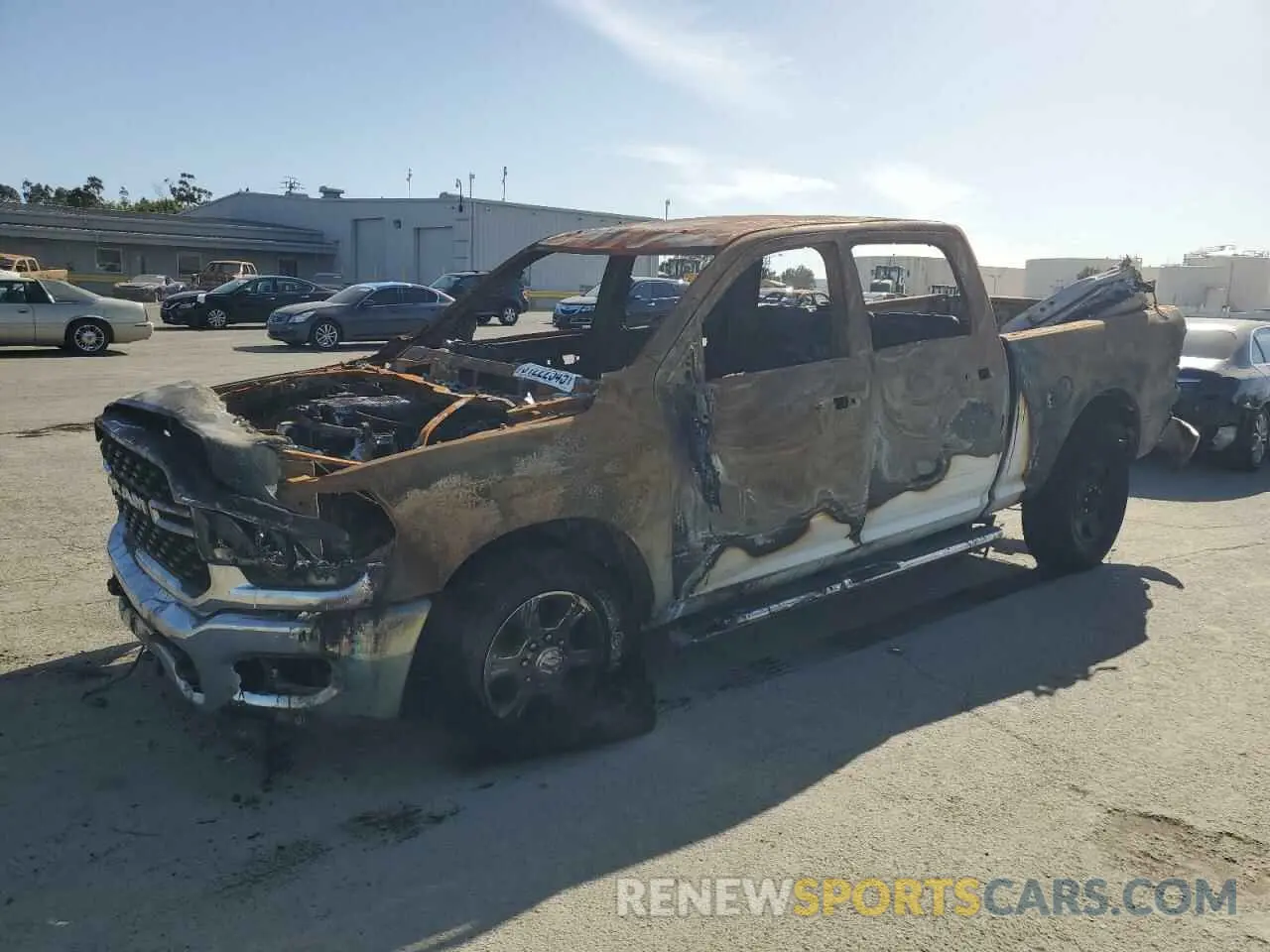 1 Photograph of a damaged car 3C6UR5DLXRG176742 RAM 2500 2024