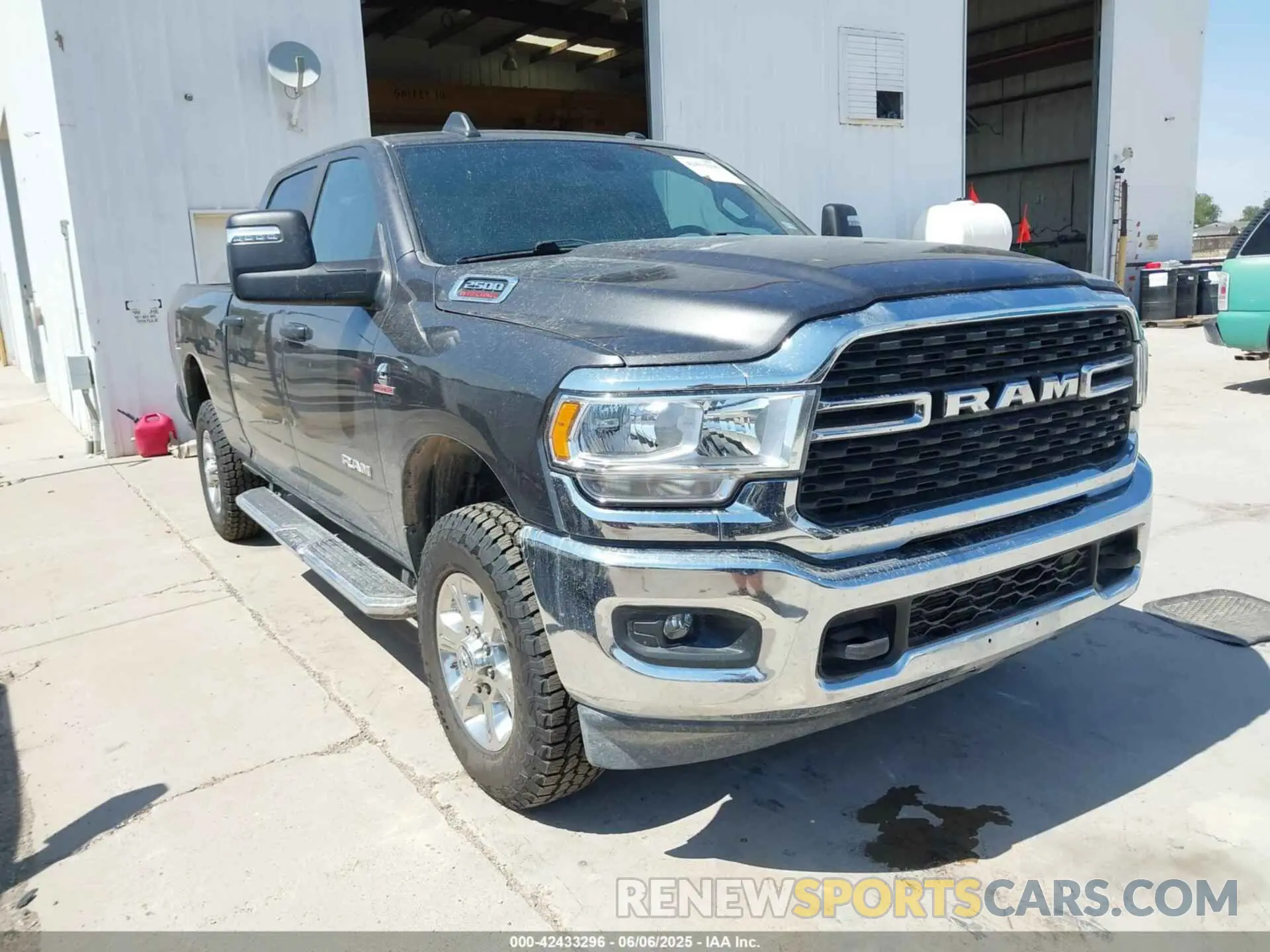 1 Photograph of a damaged car 3C6UR5DLXRG244764 RAM 2500 2024