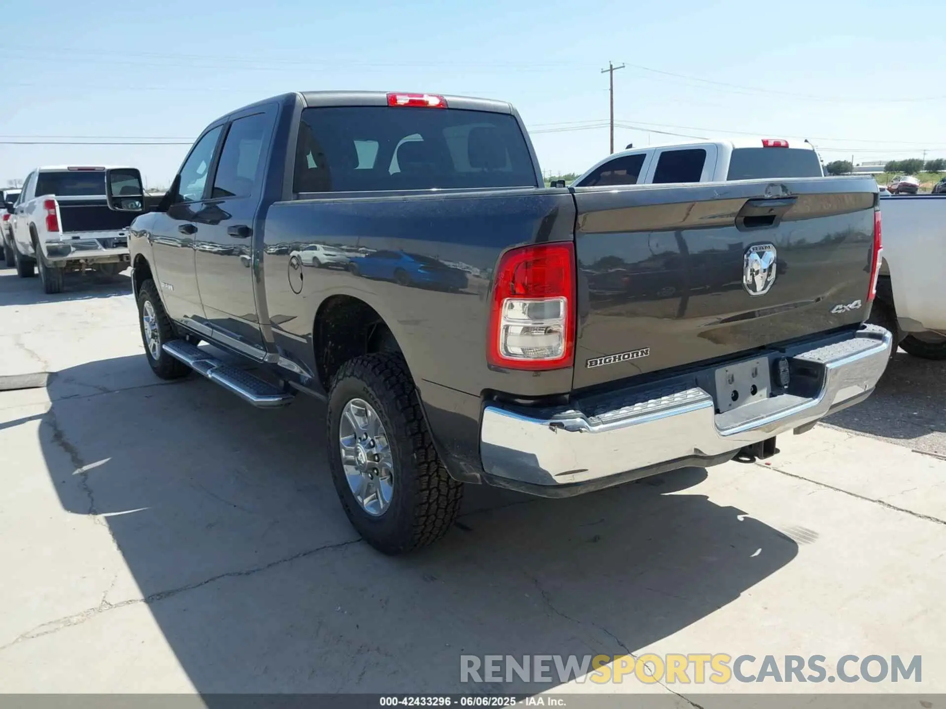 3 Photograph of a damaged car 3C6UR5DLXRG244764 RAM 2500 2024