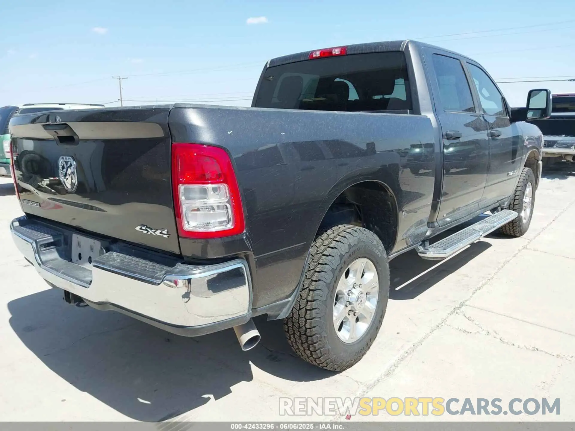 4 Photograph of a damaged car 3C6UR5DLXRG244764 RAM 2500 2024