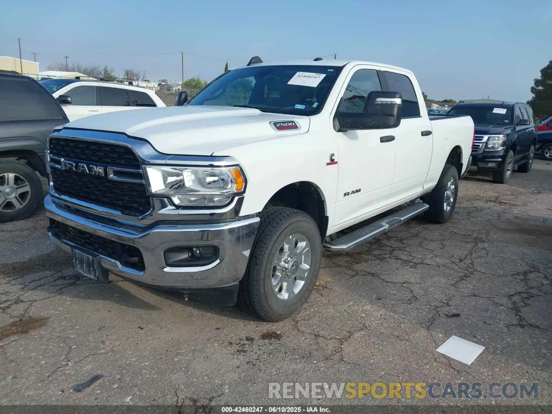 2 Photograph of a damaged car 3C6UR5DLXRG296296 RAM 2500 2024