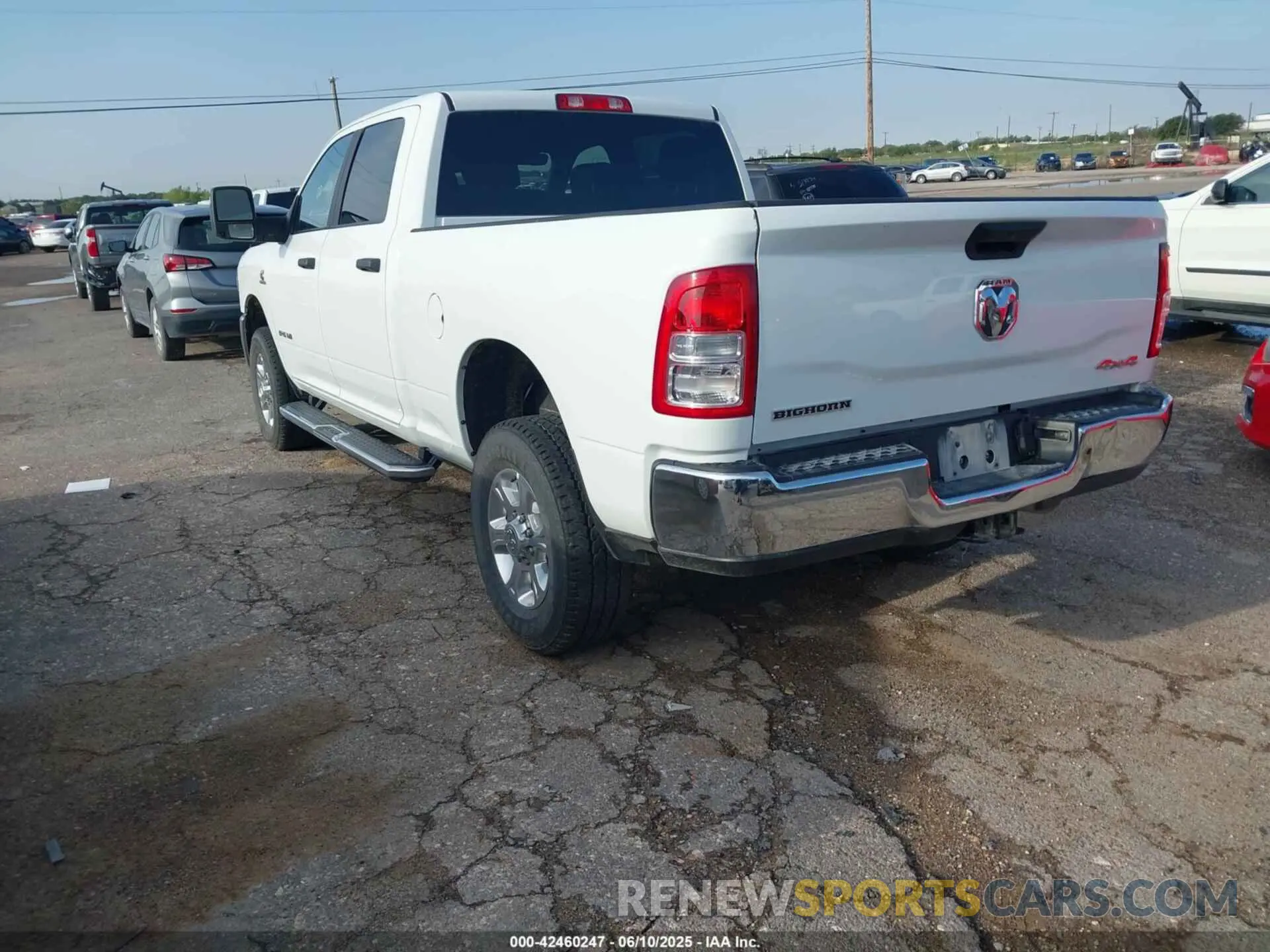 3 Photograph of a damaged car 3C6UR5DLXRG296296 RAM 2500 2024