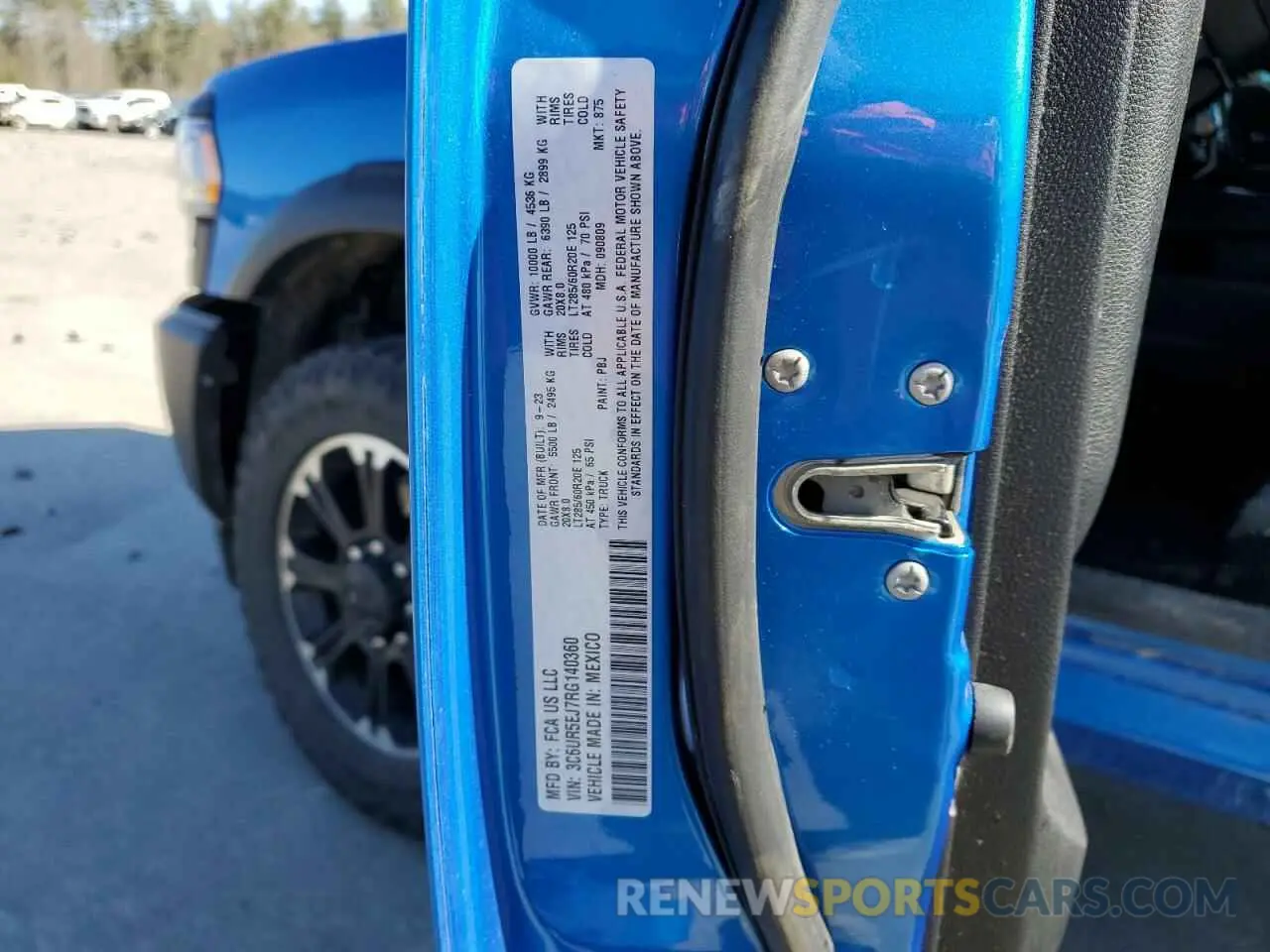 15 Photograph of a damaged car 3C6UR5EJ7RG140360 RAM 2500 2024