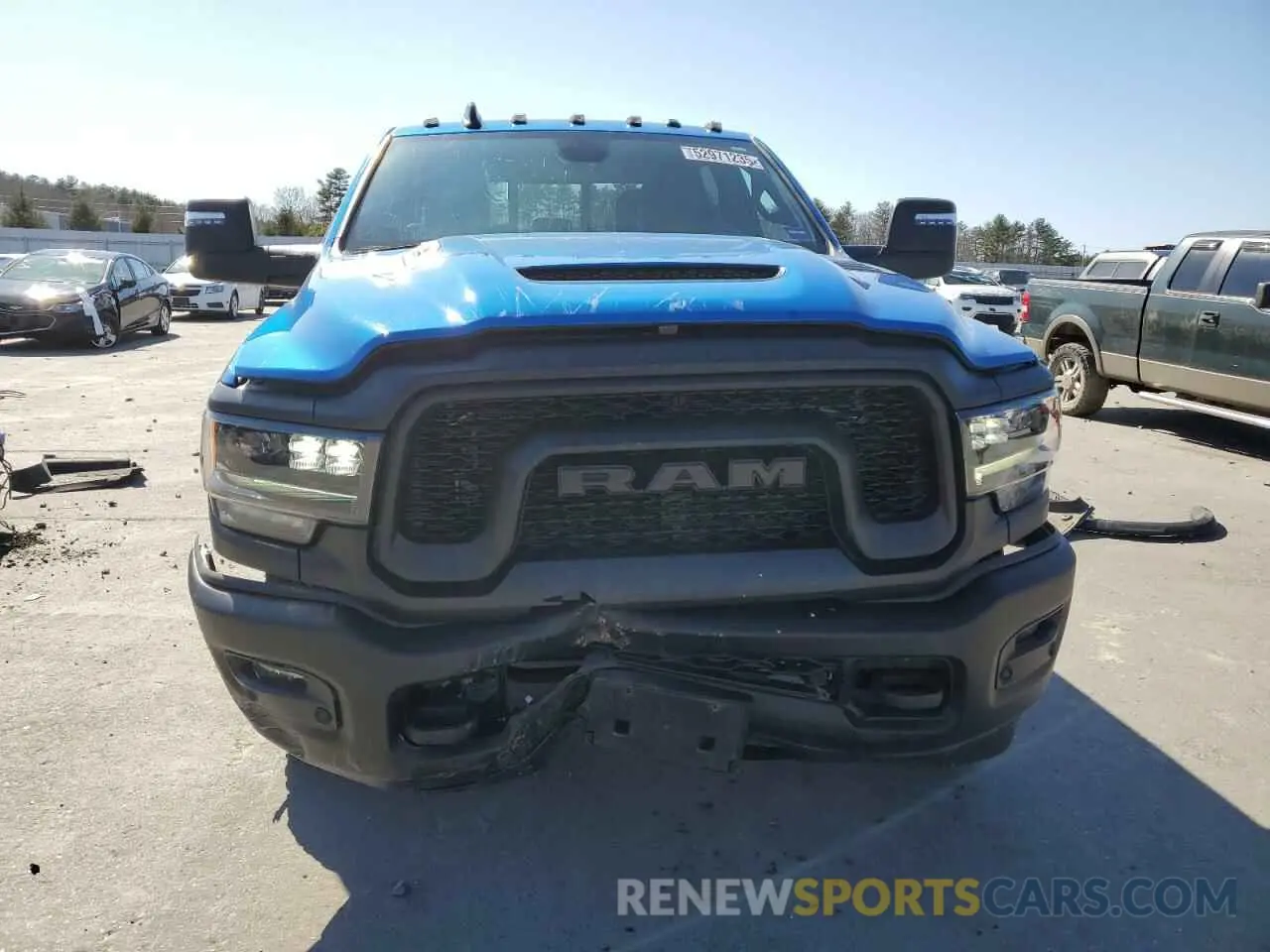 5 Photograph of a damaged car 3C6UR5EJ7RG140360 RAM 2500 2024