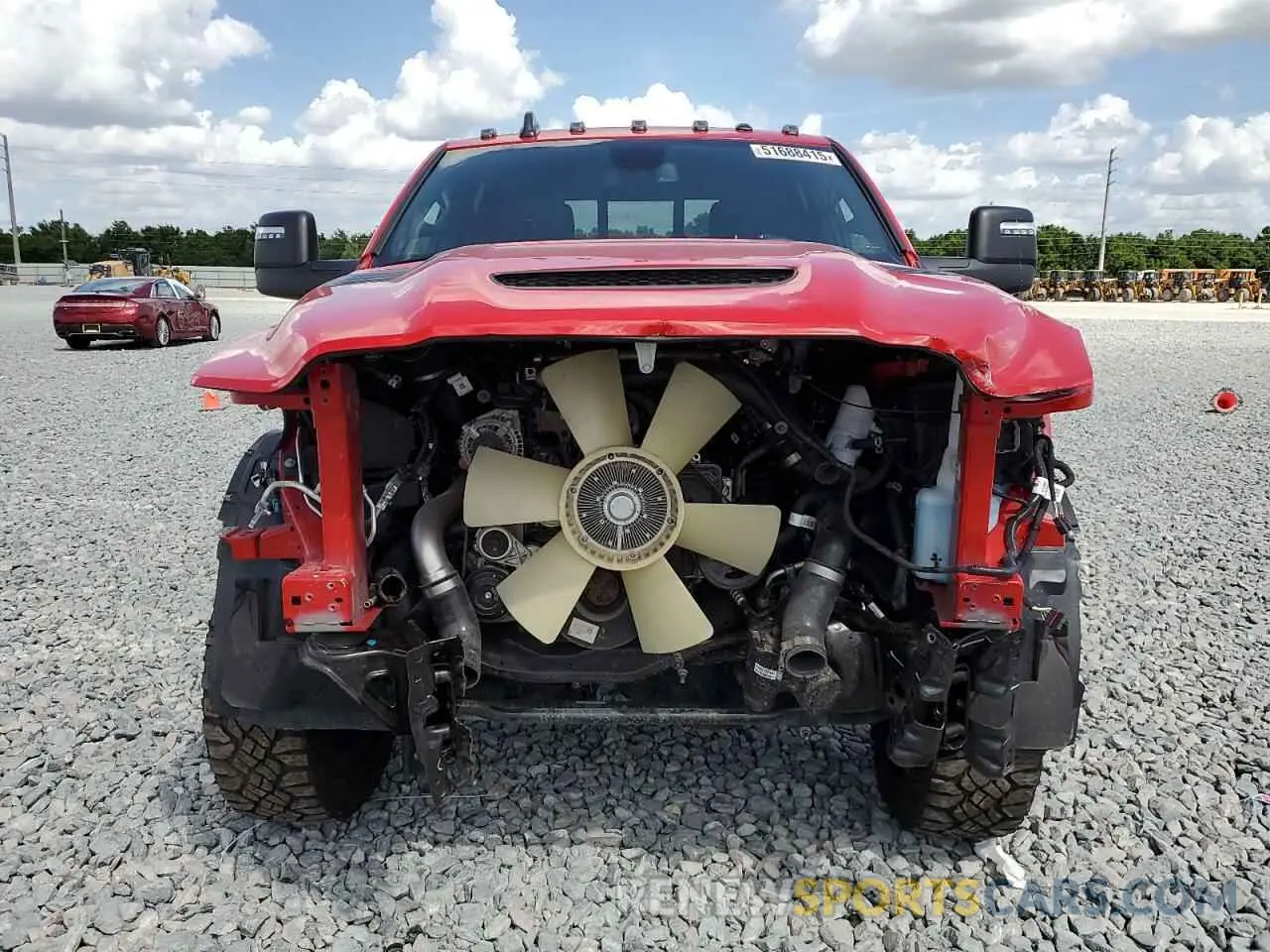 5 Photograph of a damaged car 3C6UR5EL0RG207351 RAM 2500 2024