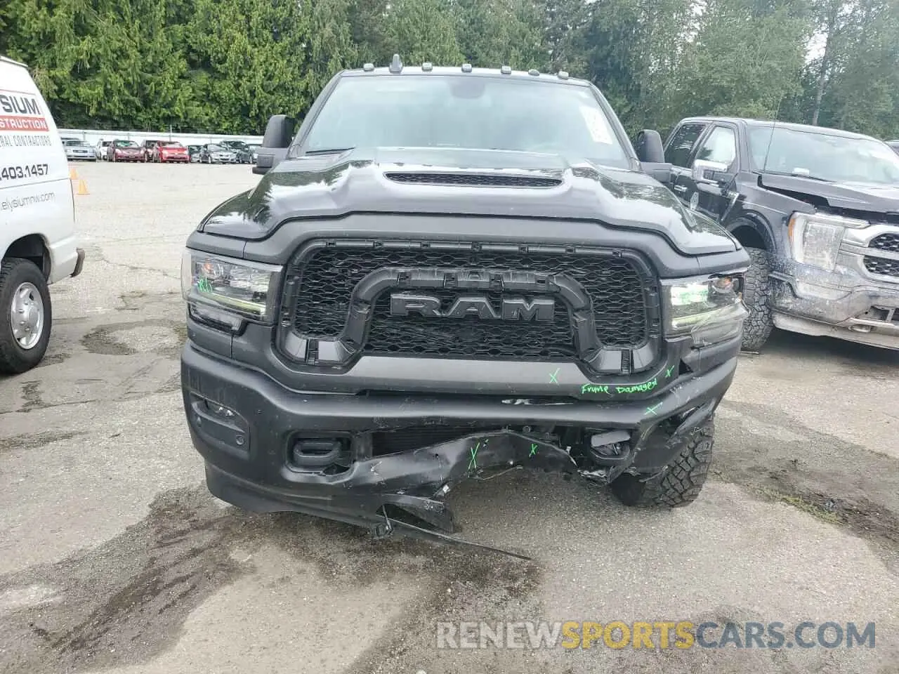 5 Photograph of a damaged car 3C6UR5EL4RG131875 RAM 2500 2024