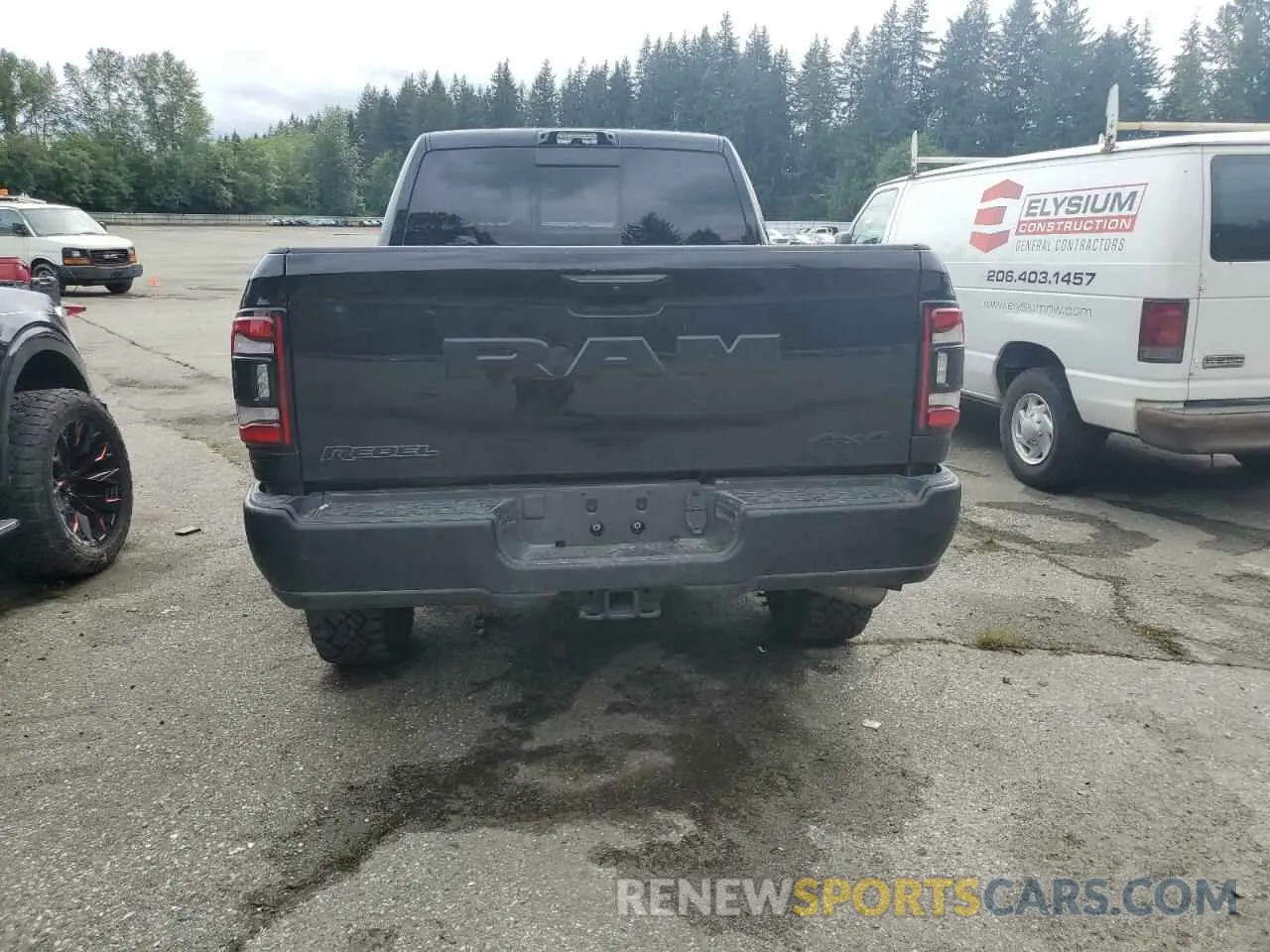 6 Photograph of a damaged car 3C6UR5EL4RG131875 RAM 2500 2024