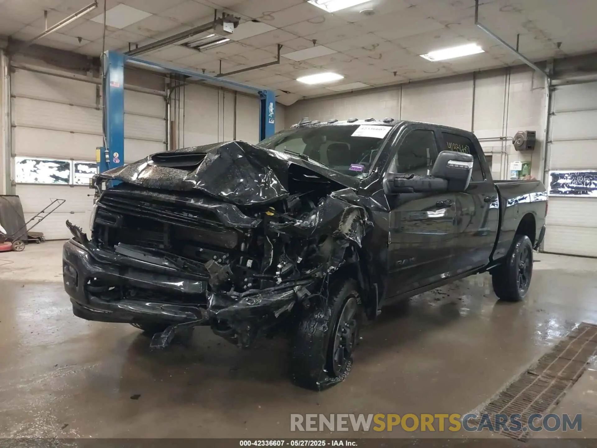 2 Photograph of a damaged car 3C6UR5FJ8RG207417 RAM 2500 2024