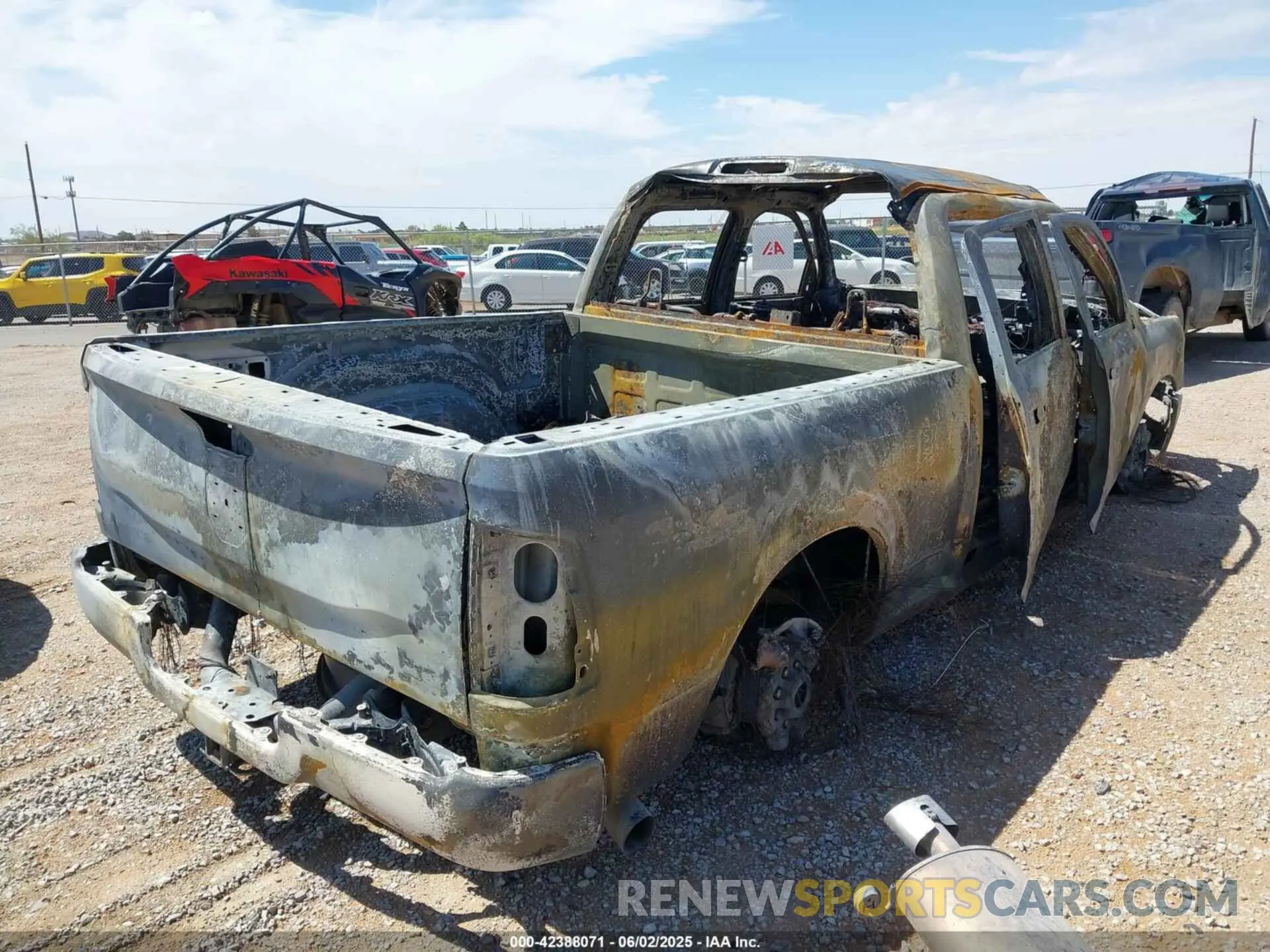 4 Photograph of a damaged car 3C6UR5FL0RG264485 RAM 2500 2024