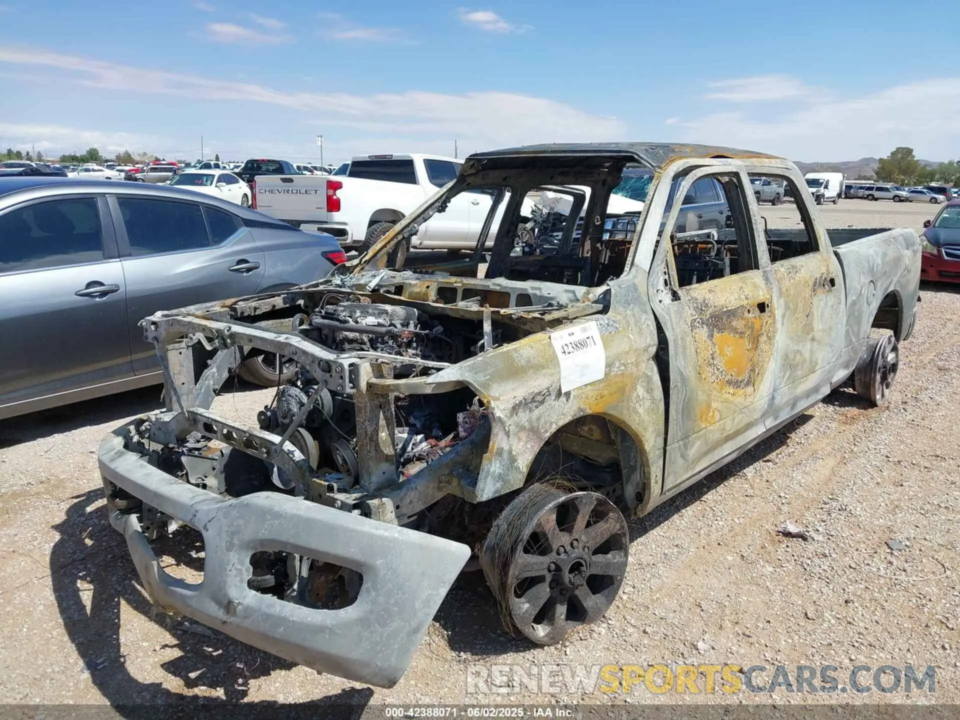 6 Photograph of a damaged car 3C6UR5FL0RG264485 RAM 2500 2024