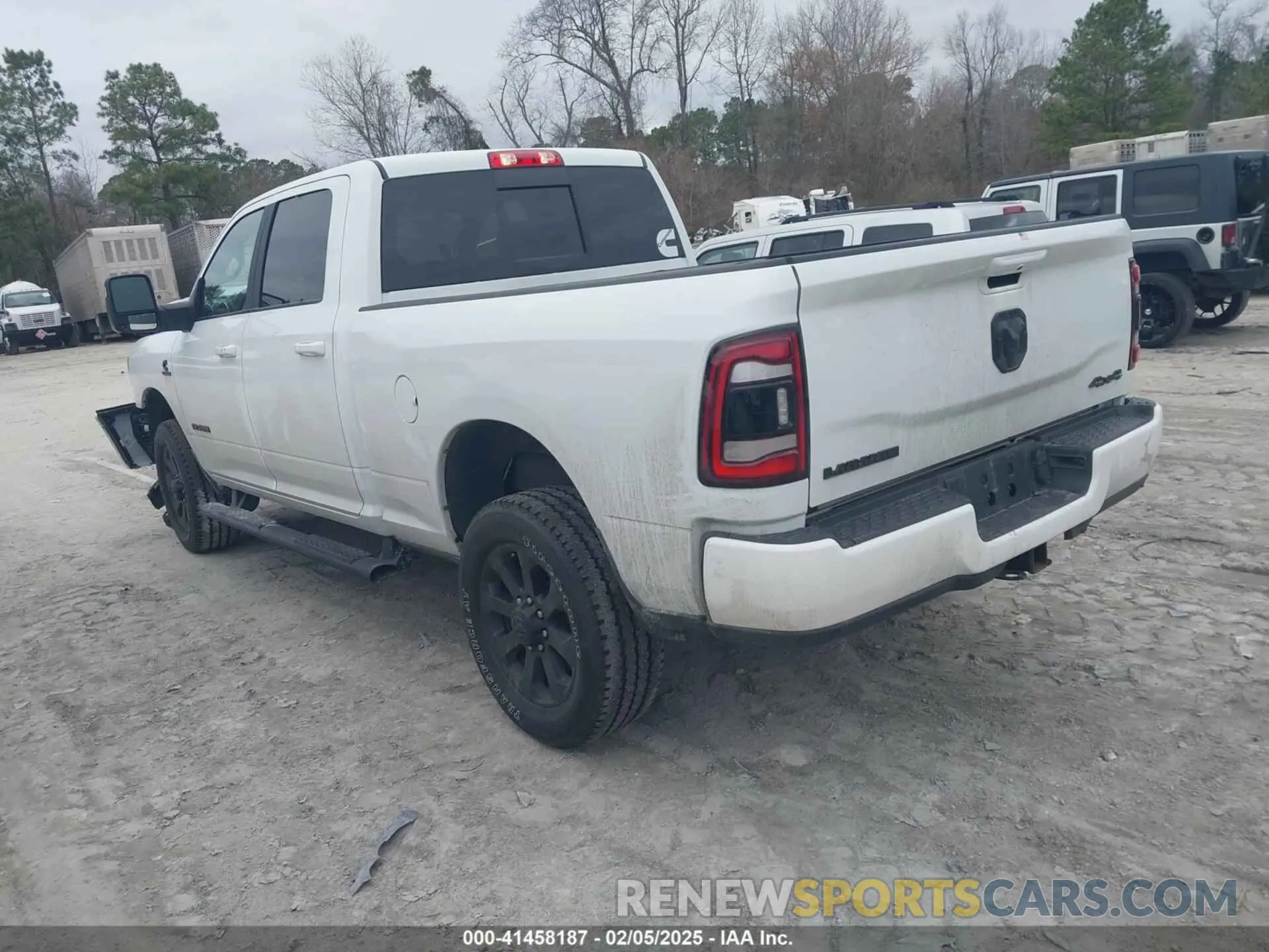 3 Photograph of a damaged car 3C6UR5FL1RG252877 RAM 2500 2024