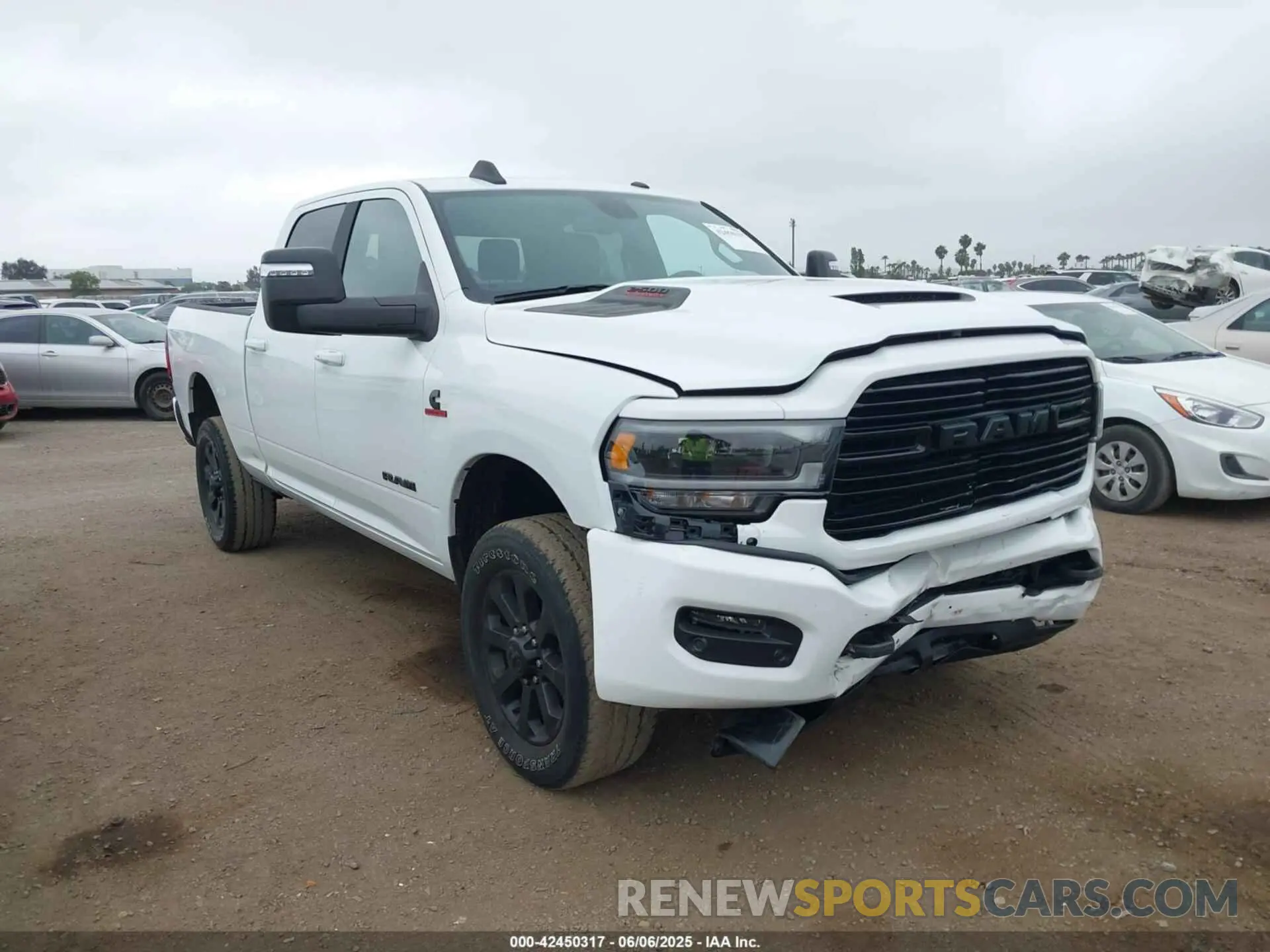 1 Photograph of a damaged car 3C6UR5FL1RG279271 RAM 2500 2024